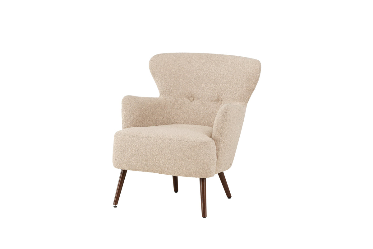Loungesessel Lincoln mit Armlehnen - Beige-Loungesessel-Venture Home-le canapé