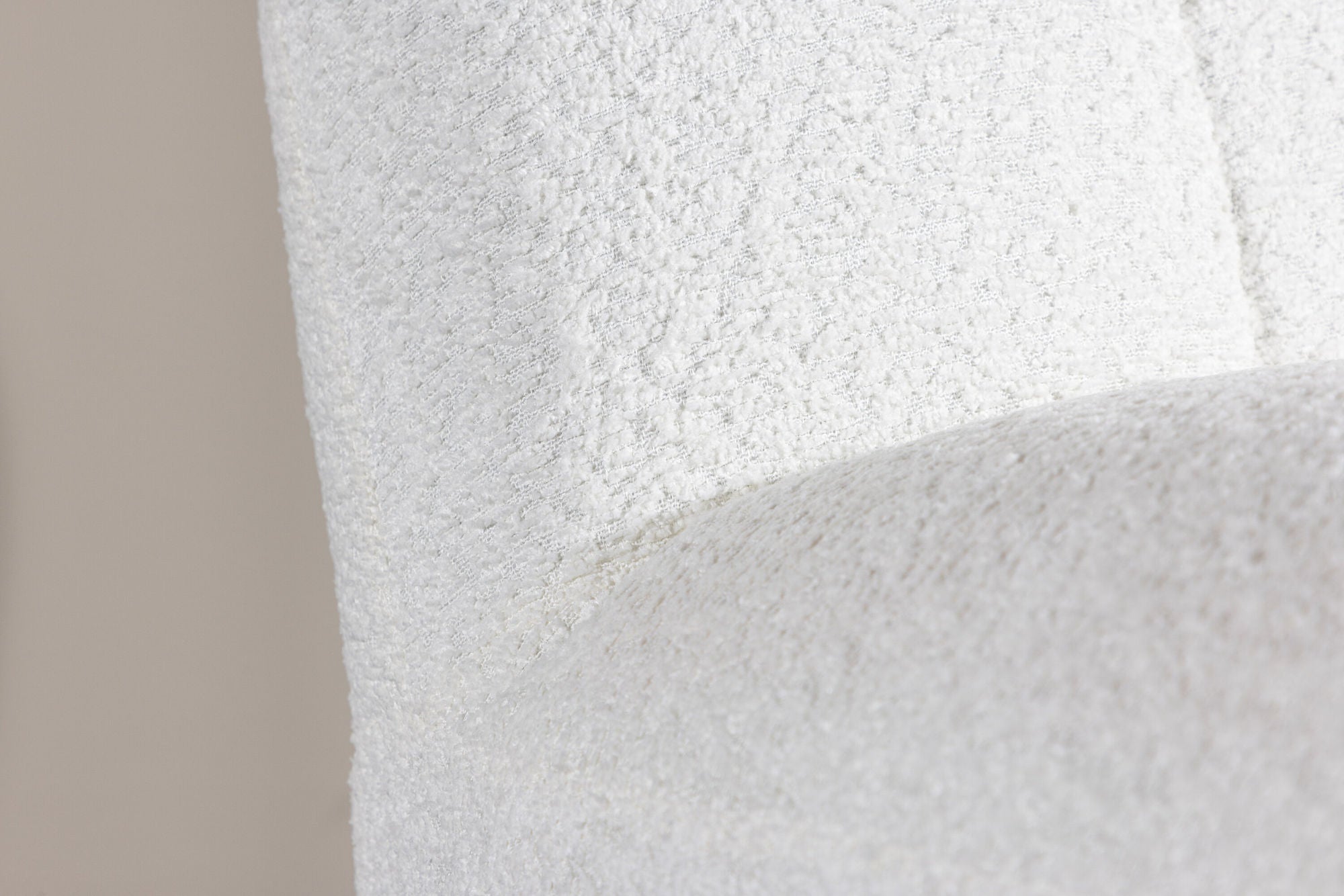 Loungesessel Mahla aus Boucle - Weiß-Loungesessel-Venture Home-le canapé