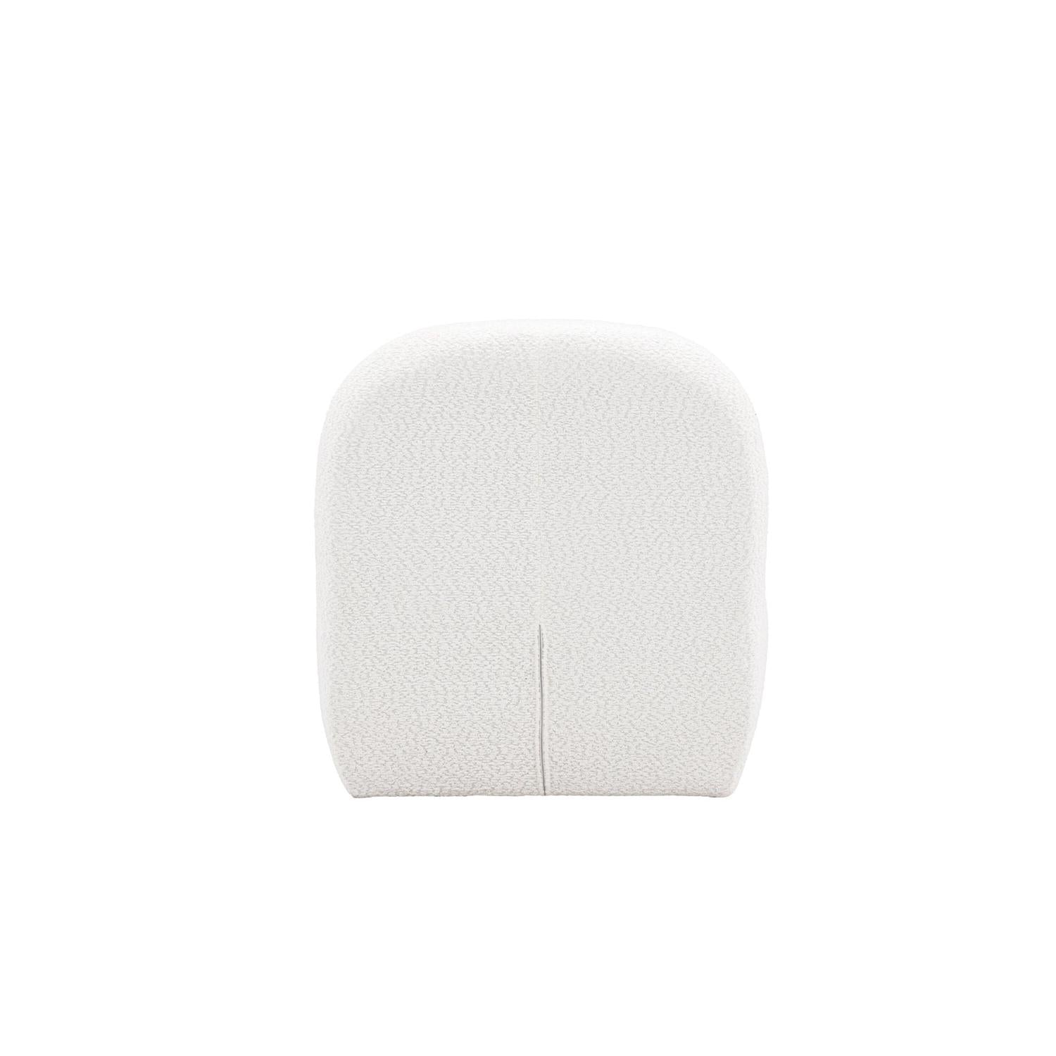 Loungesessel Mahla aus Teddy Bouclé - Weiß-Loungesessel-Venture Home-le canapé
