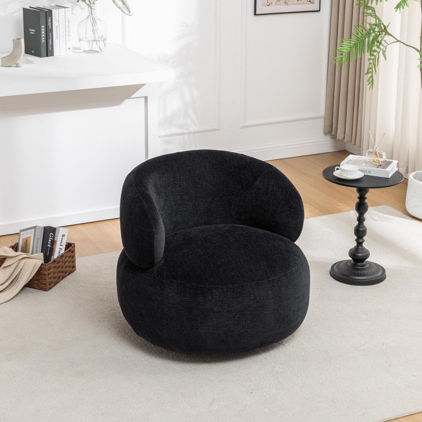 Loungesessel Max drehbar - Anthrazit-Loungesessel-le canapé-le canapé