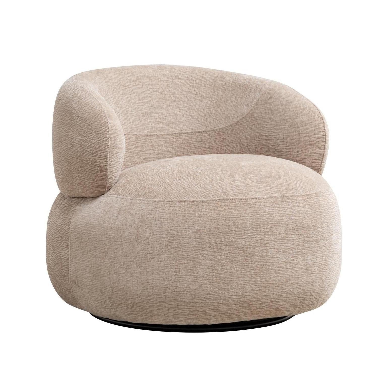 Loungesessel Max drehbar - Beige-Loungesessel-le canapé-le canapé