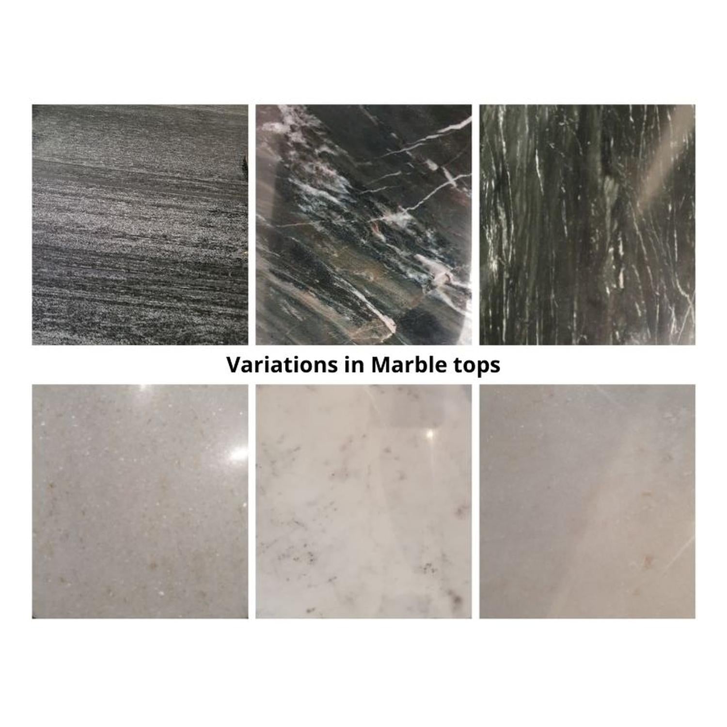 Marmor Oval Spider Schwarz 180 cm-Livingfurn-le canapé