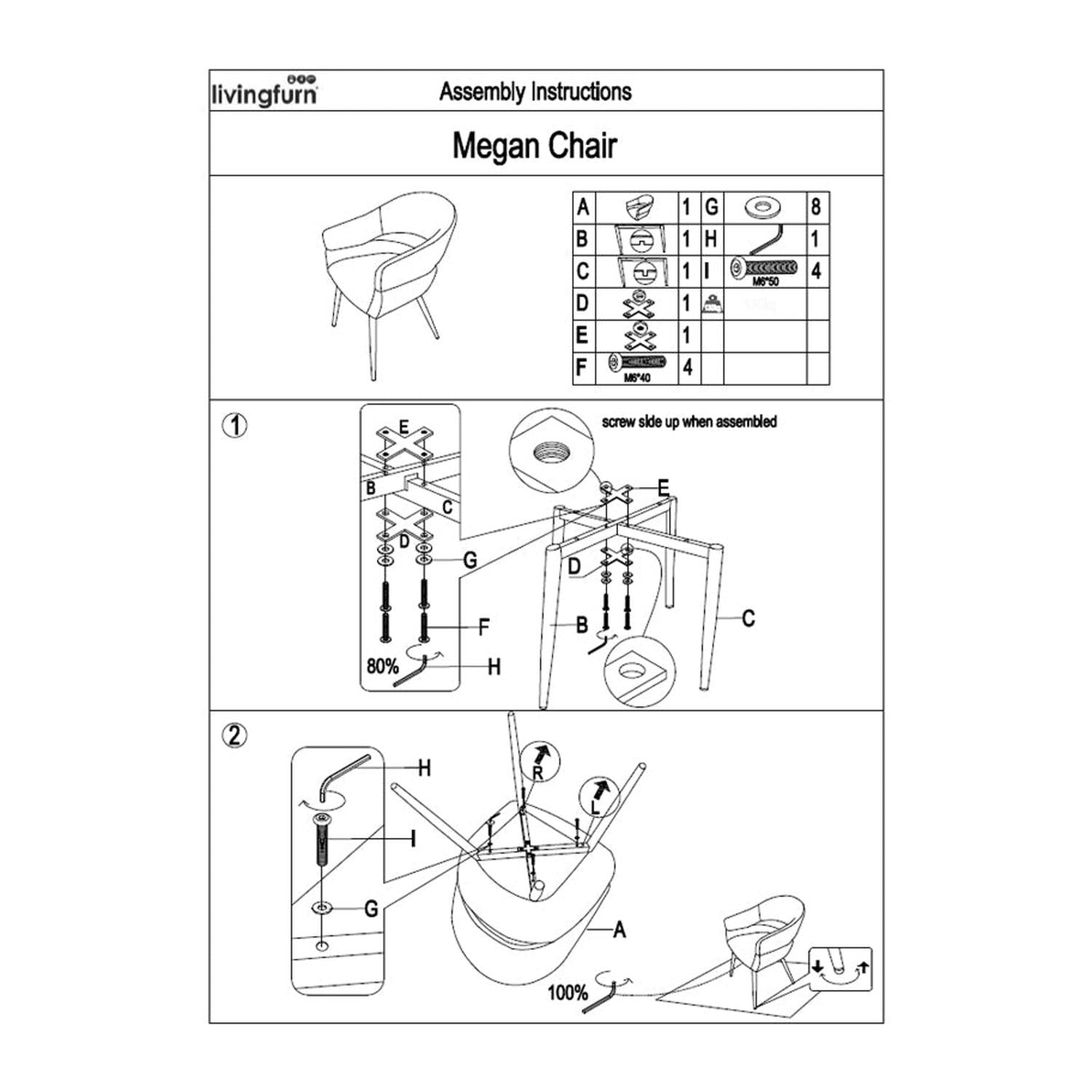 Megan Bisque Oasis (Set mit 2 Stück)-Livingfurn-le canapé