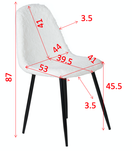 2er-Set Esszimmerstühle Polar - Schwarz - Venture Home - le canapé