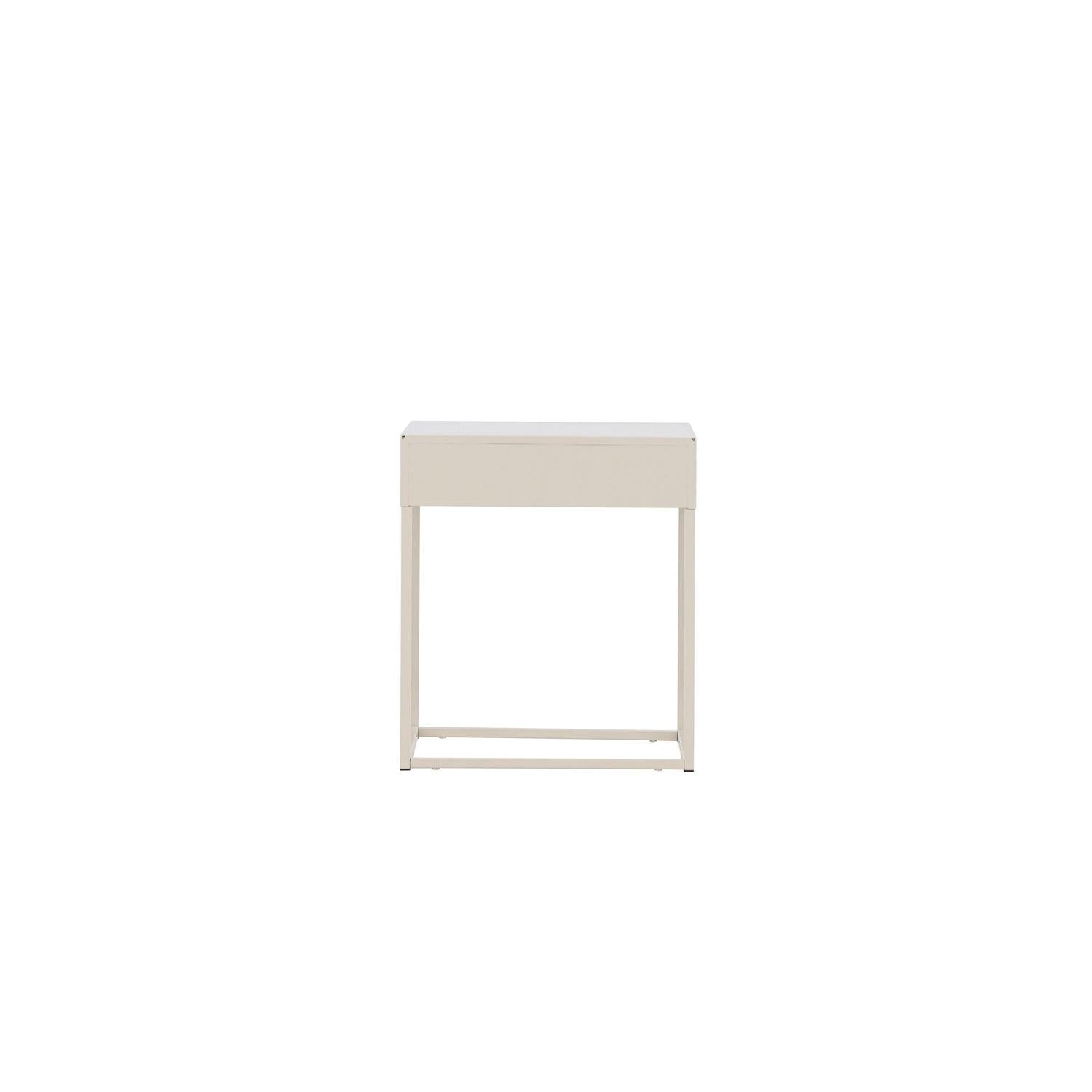 Nachttisch Bakal aus Metall - Beige-Nachttische-Venture Home-le canapé