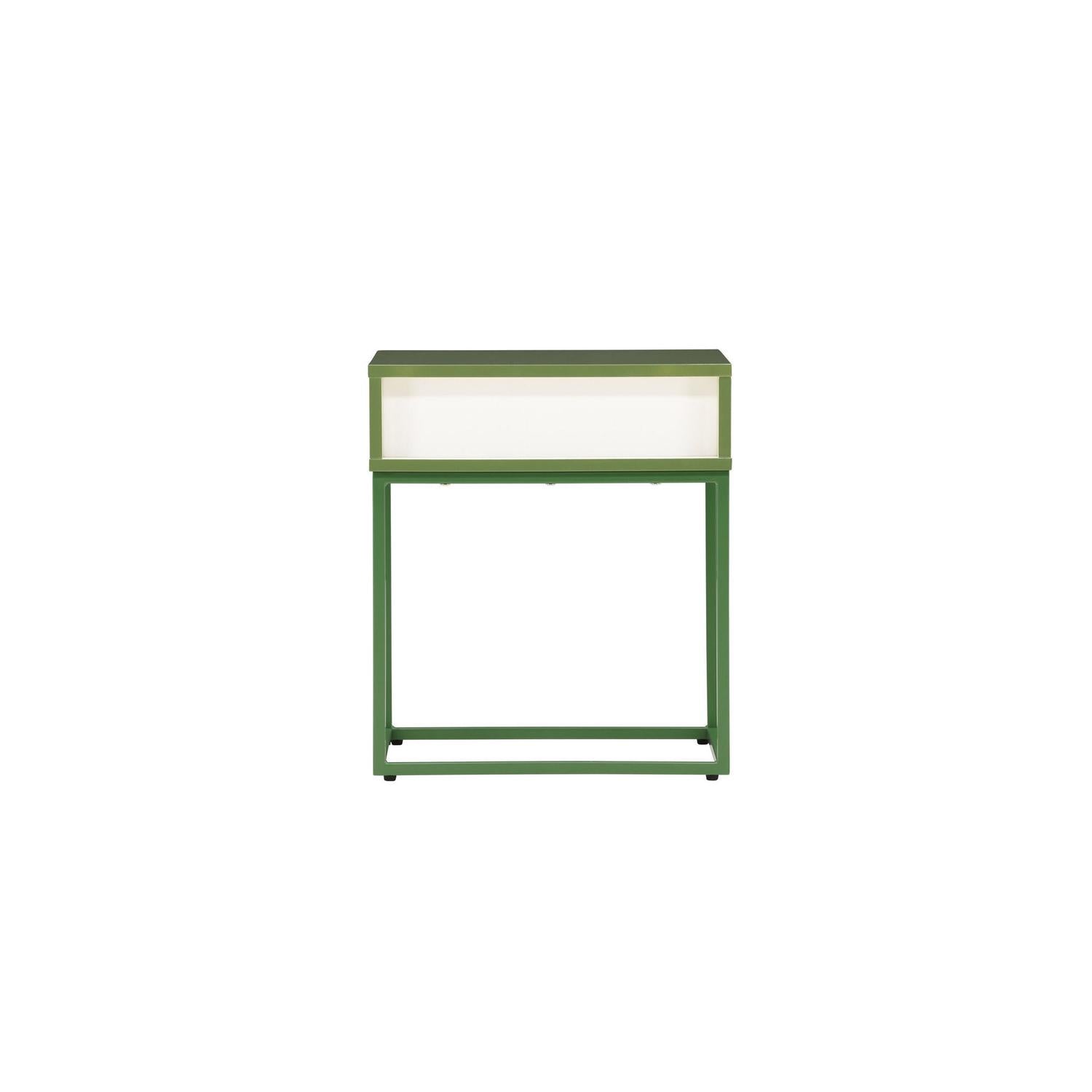 Nachttisch Bakal aus Metall - Grün-Nachttische-Venture Home-le canapé