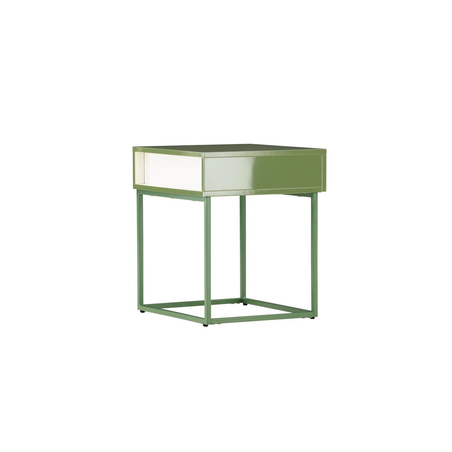 Nachttisch Bakal aus Metall - Grün-Nachttische-Venture Home-le canapé