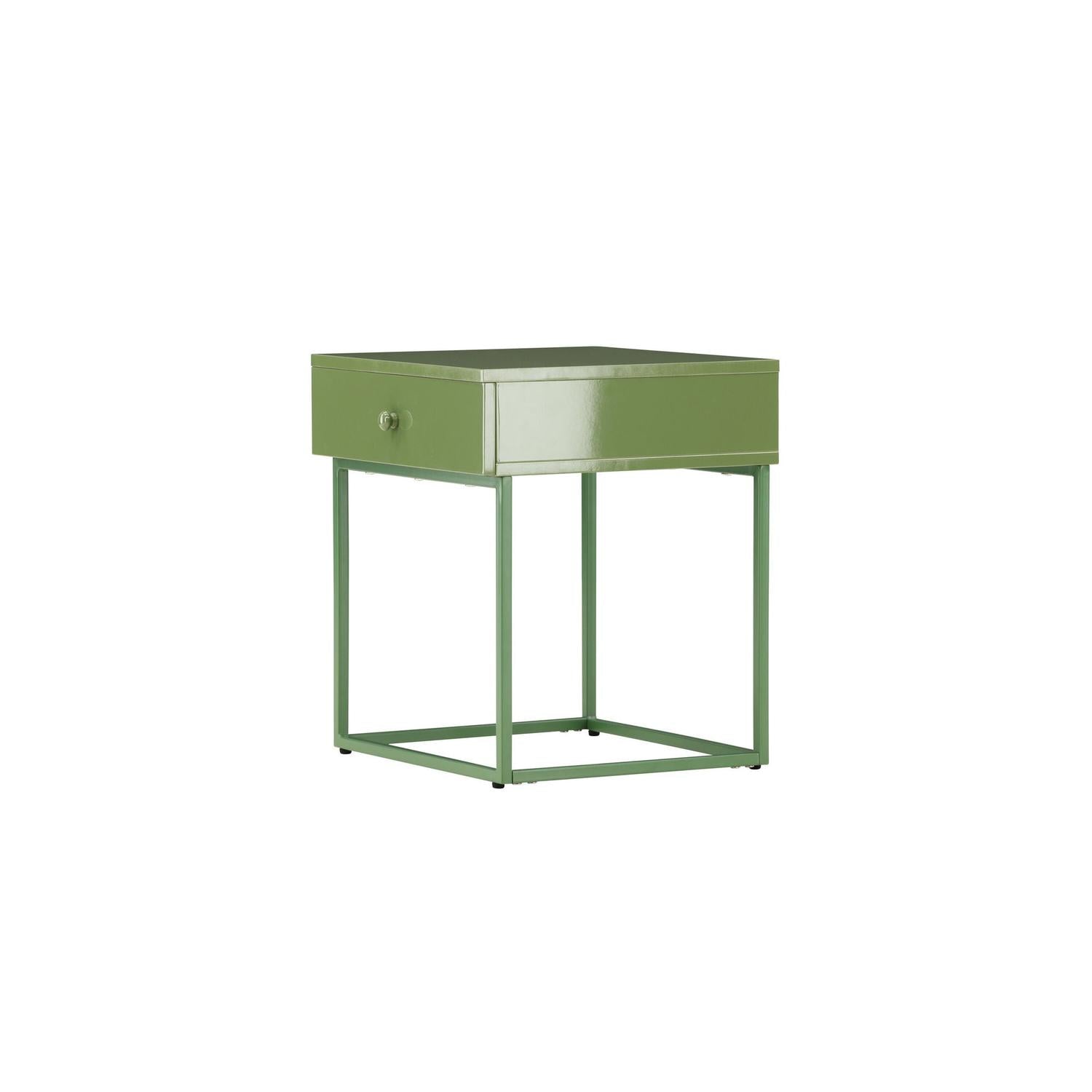 Nachttisch Bakal aus Metall - Grün-Nachttische-Venture Home-le canapé