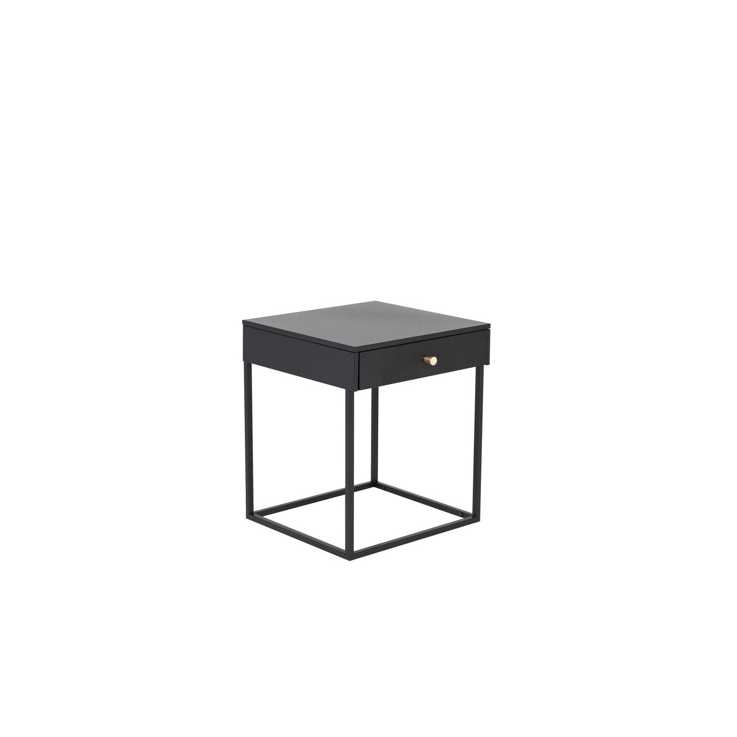 Nachttisch Bakal aus Metall - Schwarz-Nachttische-Venture Home-le canapé