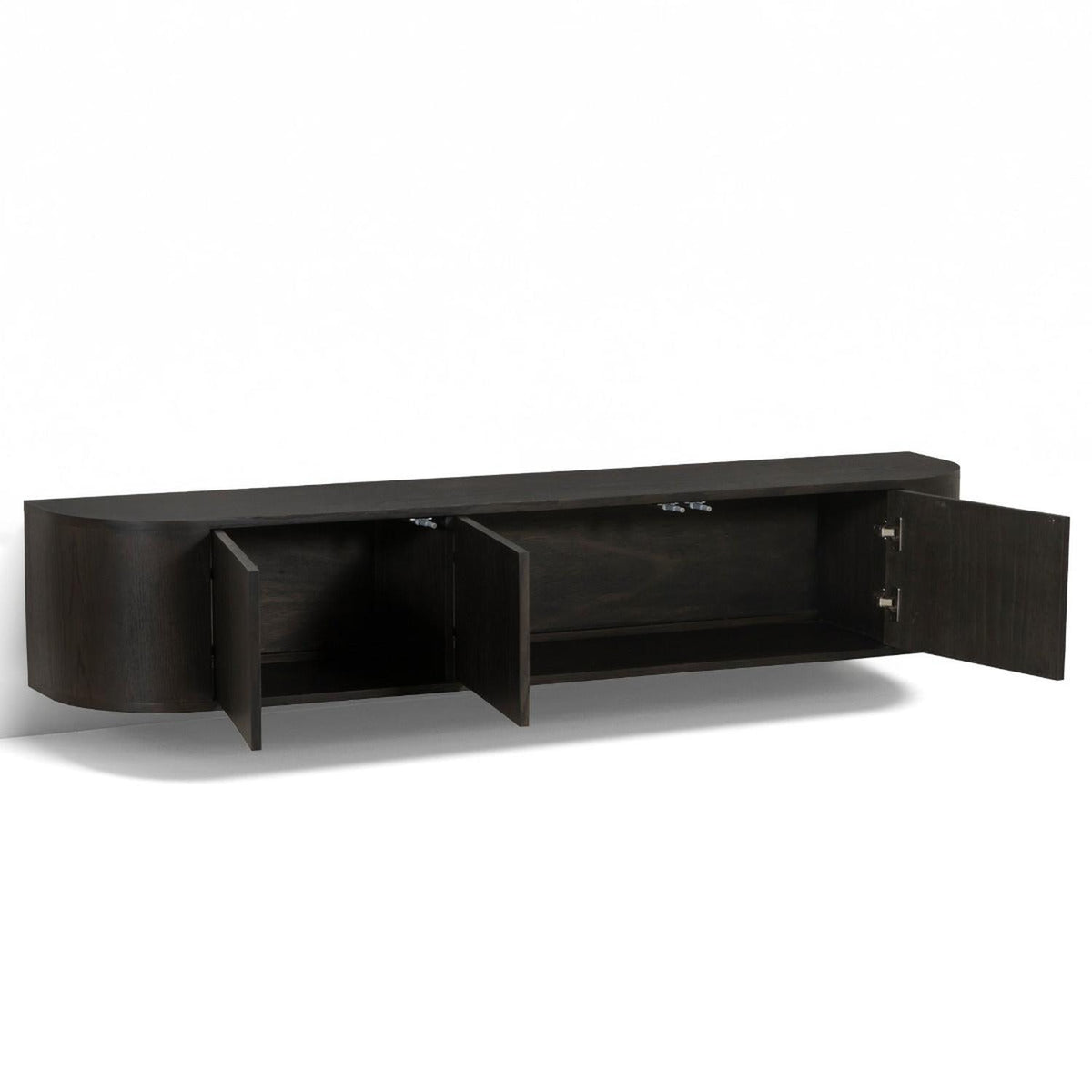 Novero Espresso schwebend 180 cm-Livingfurn-le canapé