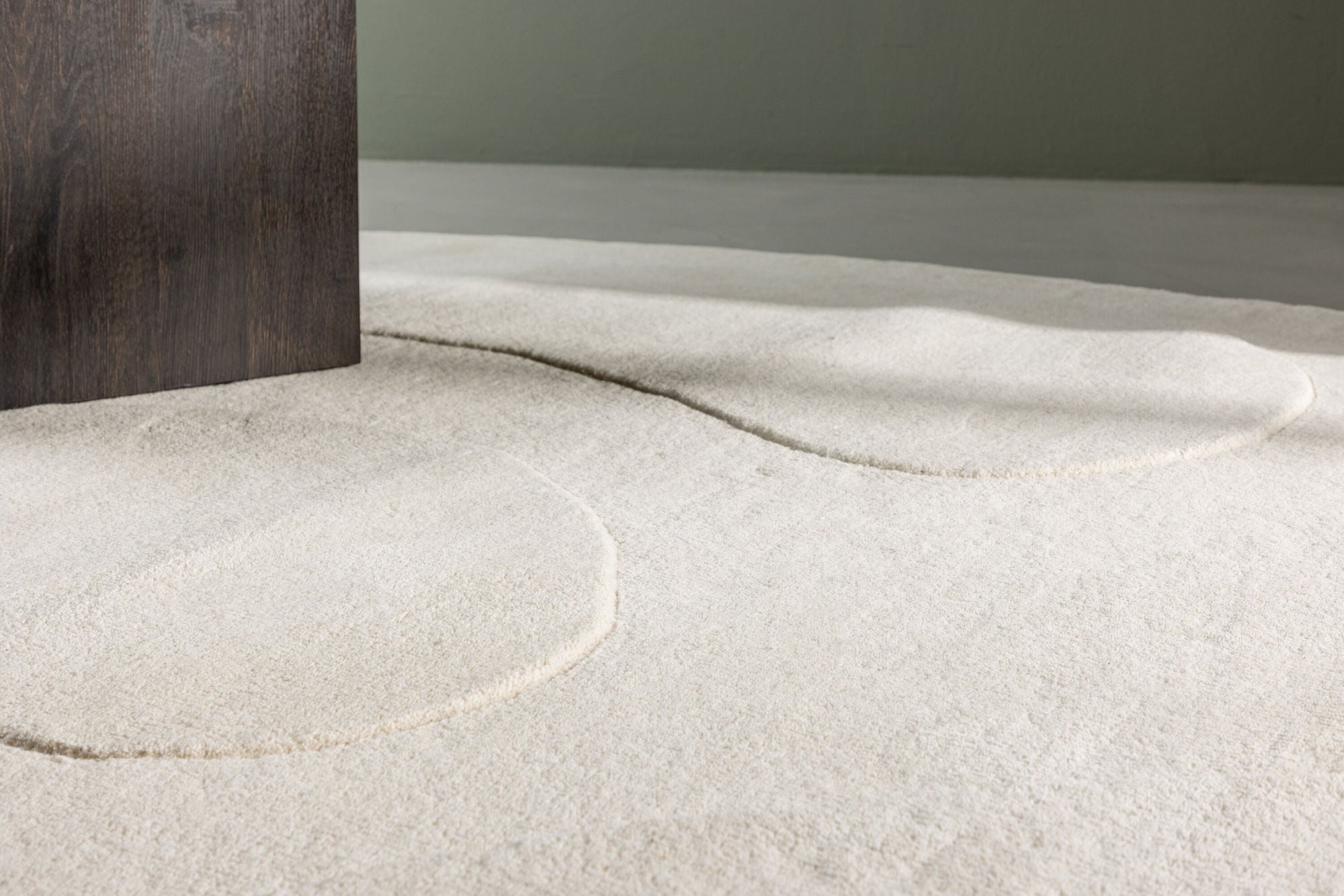 Ovaler Teppich Enard 290*175cm - Weiß-Teppich-Venture Home-le canapé