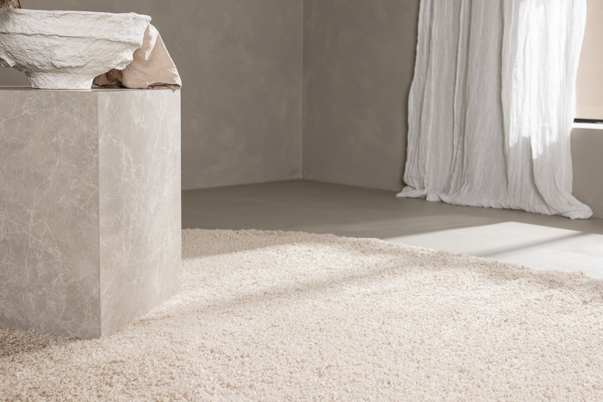 Ovaler Teppich Walter 230*160cm - Beige-Teppiche-Venture Home-le canapé