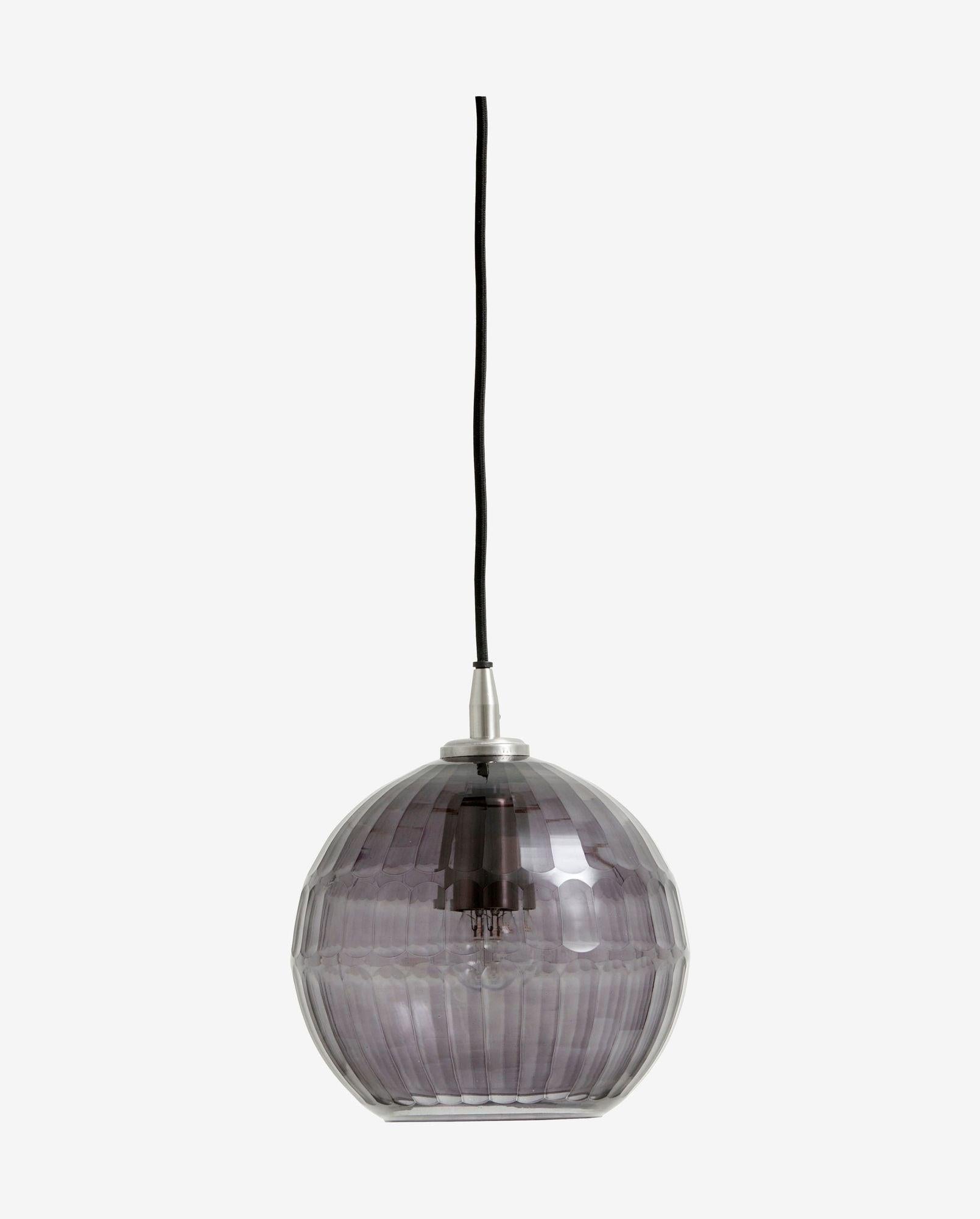 Pendelleuchte NYX aus Glas - Rauchglas-Pendelleuchten-Nordal A/S-le canapé