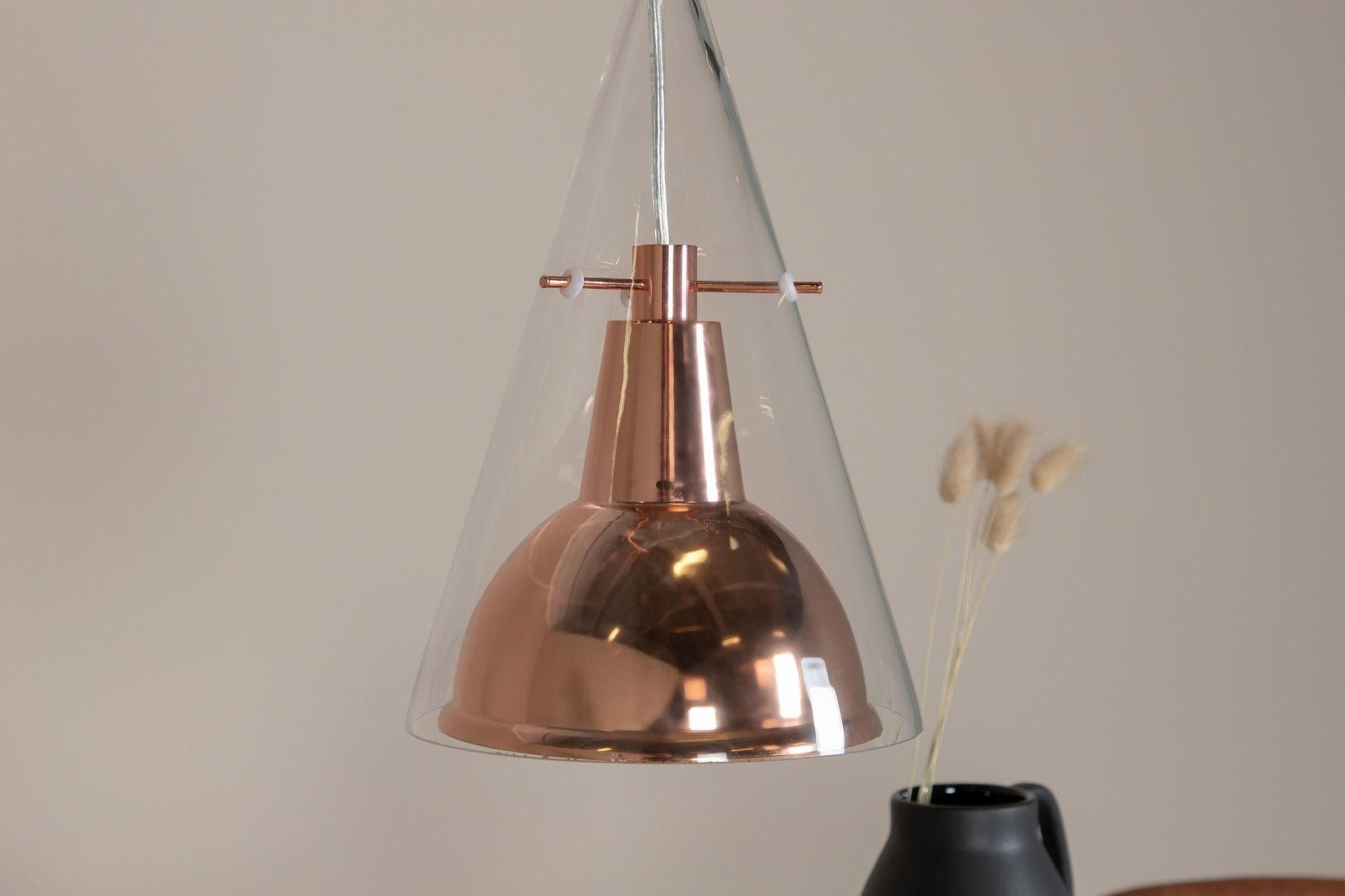 Pendelleuchte Sirius - Kupfer & Glas-Pendelleuchte-Venture Home-le canapé