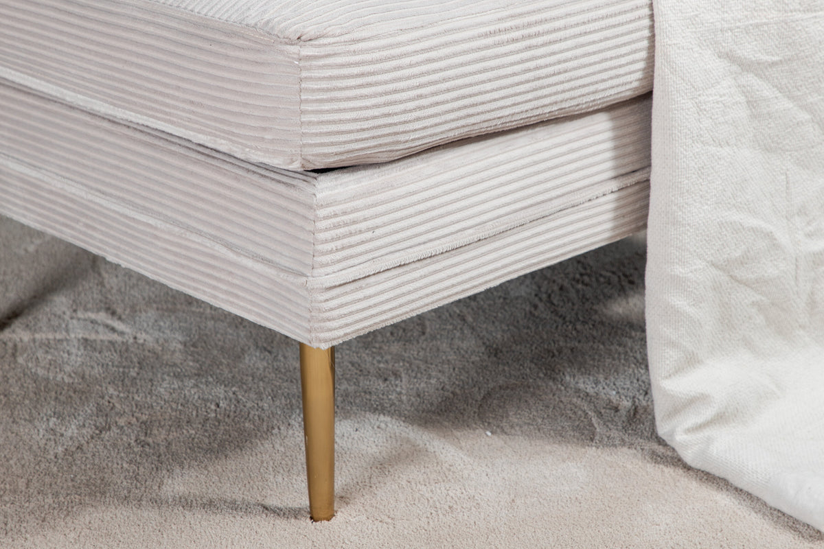 Polsterhocker Boom - Beige-Polsterhocker-Venture Home-le canapé