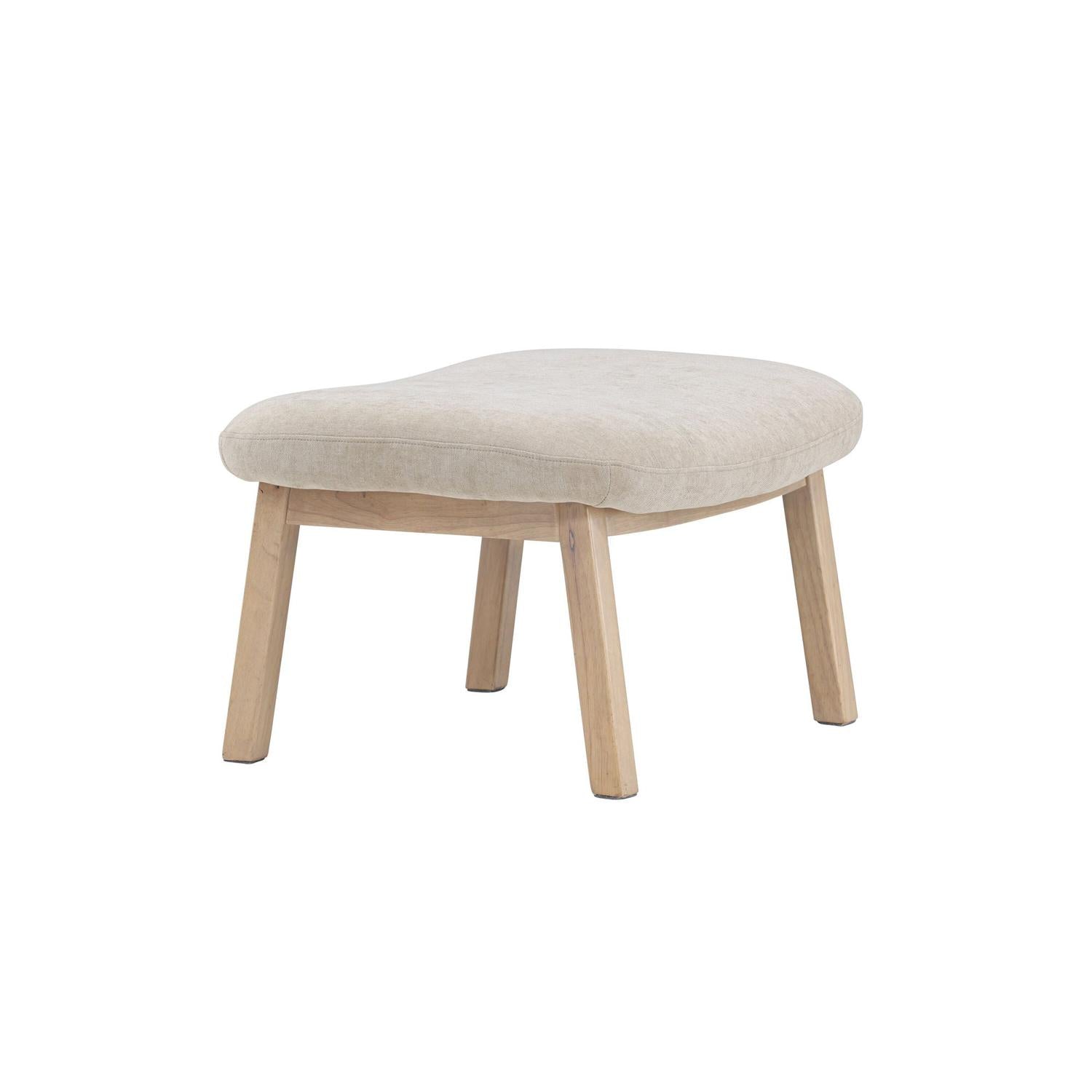 Polsterhocker Rile - Beige-Polsterhocker-Venture Home-le canapé