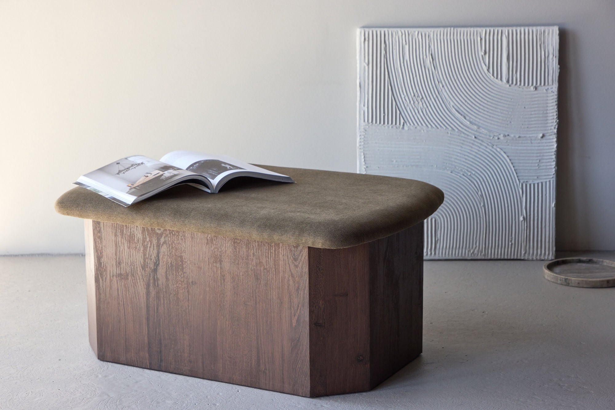 Polsterhocker Todd - Mokka-Polsterhocker-Venture Home-le canapé