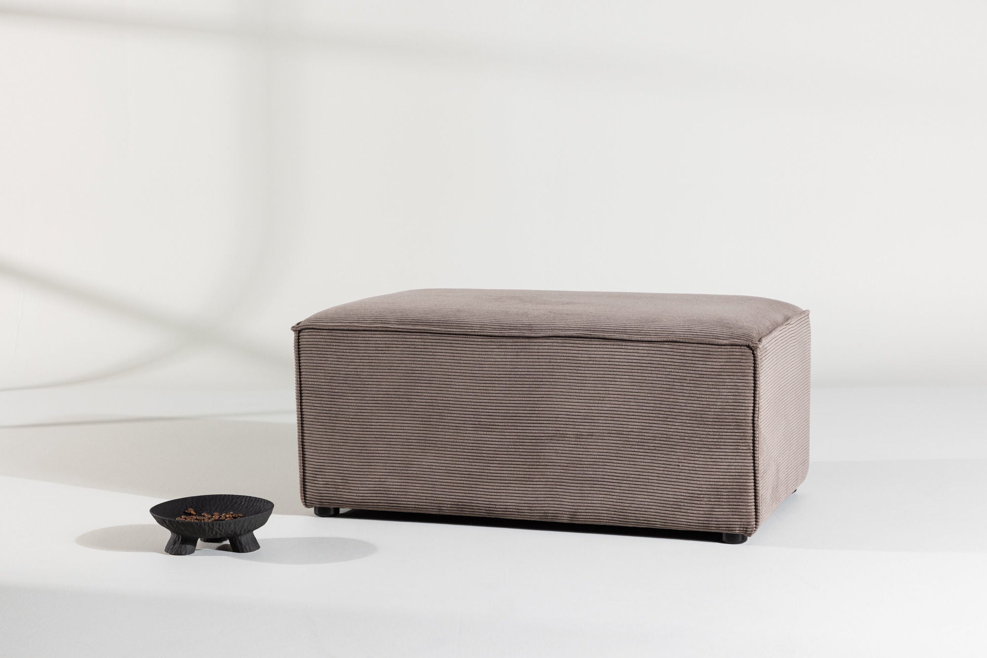 Pouf Gillholmen aus Cord - Braun-Poufs-Vind-le canapé