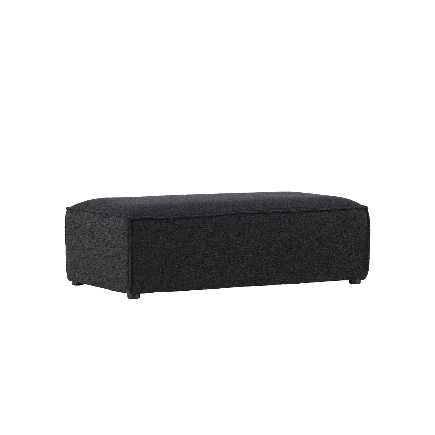 Pouf Gillholmen aus Teddy Bouclé - Schwarz-Poufs-Vind-le canapé