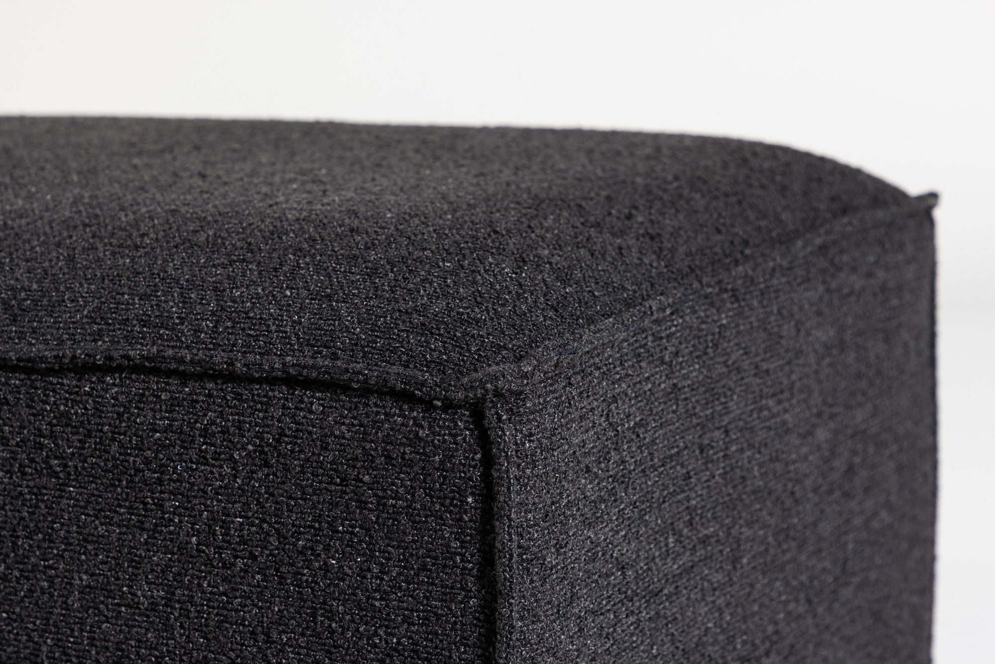 Pouf Gillholmen aus Teddy Bouclé - Schwarz-Poufs-Vind-le canapé