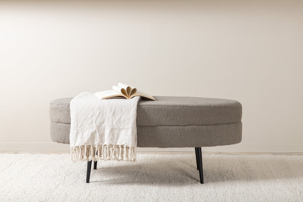 Pouf Otto - Beige-Poufs-Venture Home-le canapé