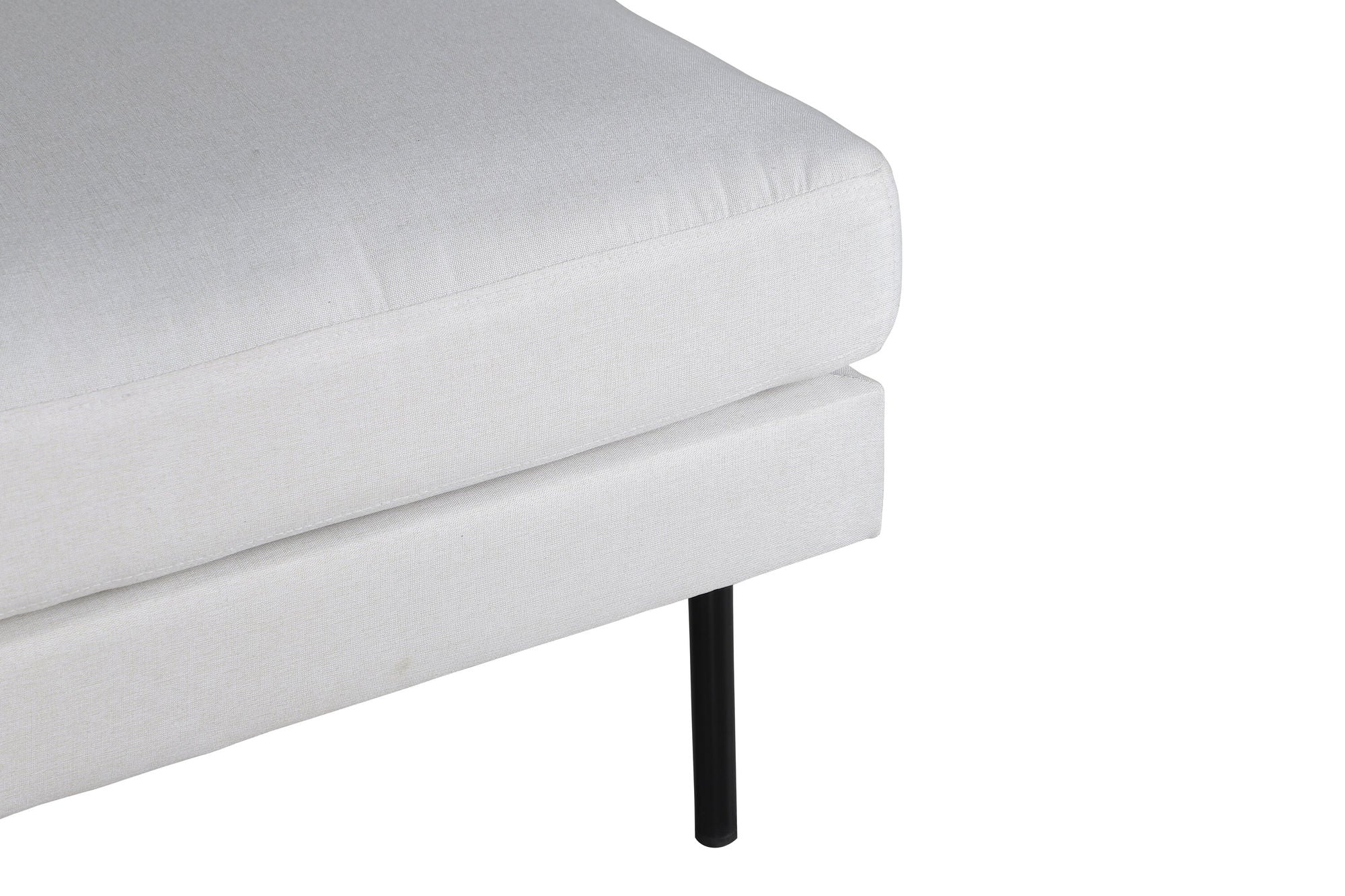 Pouf Zoom aus Stoff - Beige-Poufs-Venture Home-le canapé