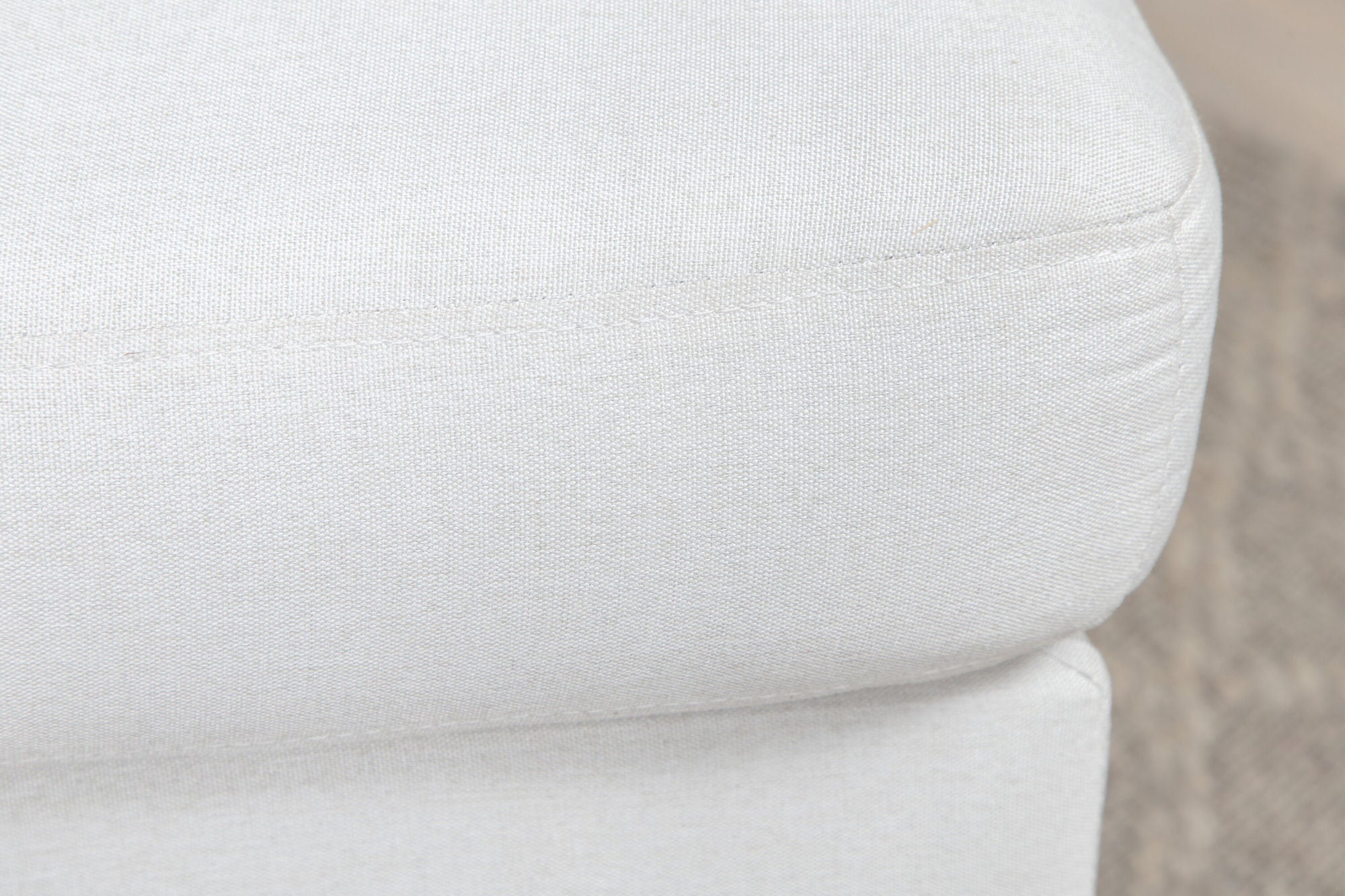 Pouf Zoom aus Stoff - Beige-Poufs-Venture Home-le canapé
