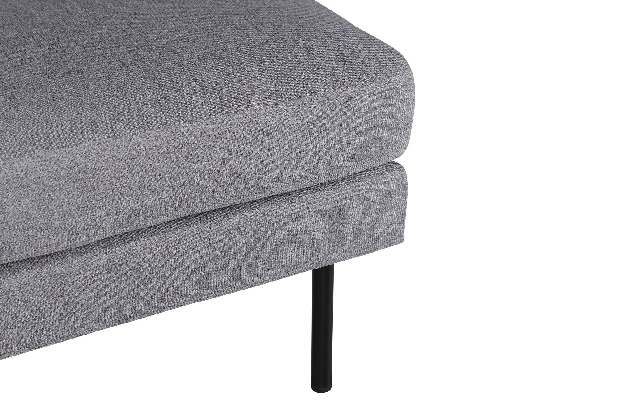 Pouf Zoom aus Stoff - Grau-Poufs-Venture Home-le canapé
