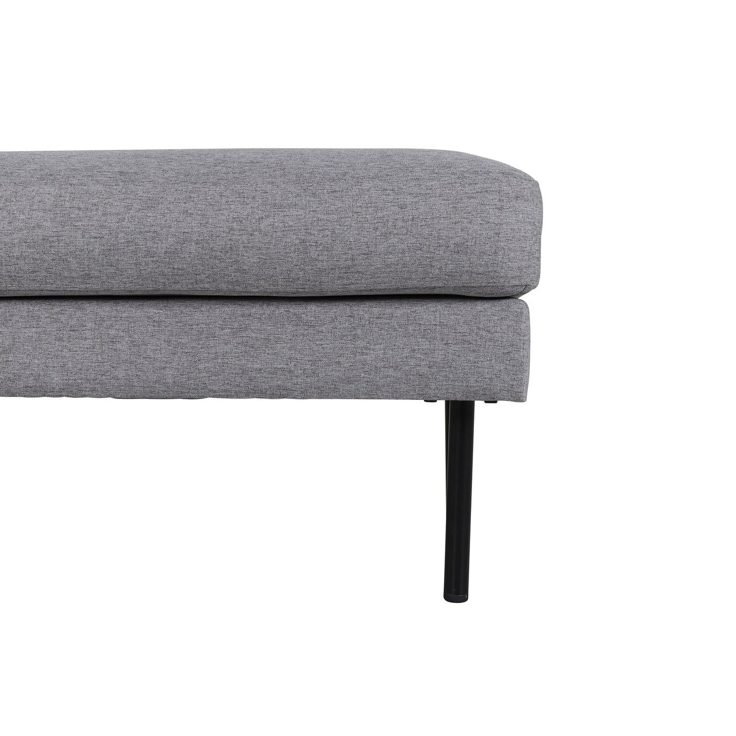 Pouf Zoom aus Stoff - Grau-Poufs-Venture Home-le canapé