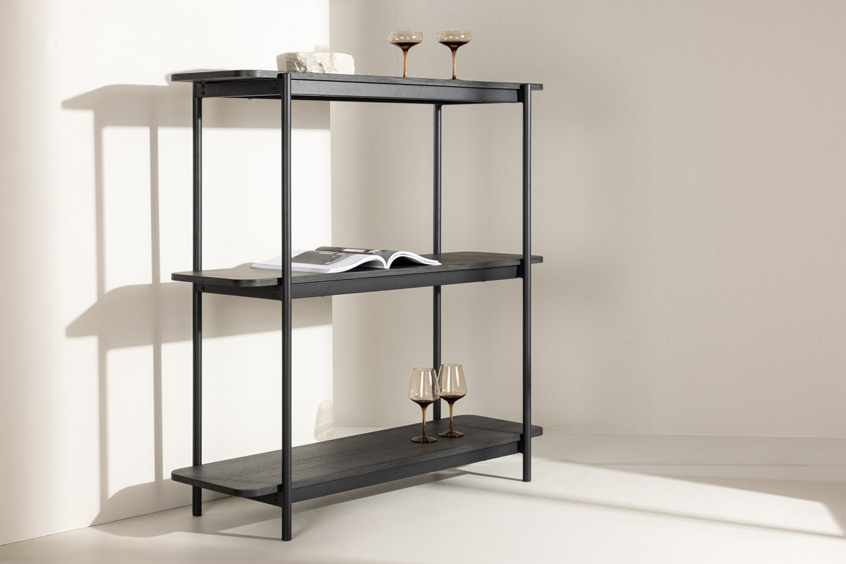Regal Heim 120cm - Schwarz-Venture Home-le canapé