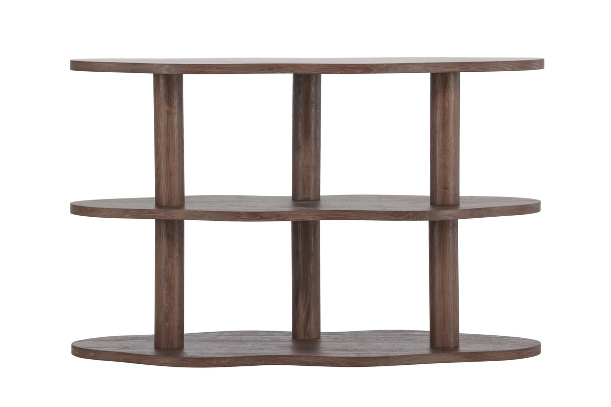 Regal Moln 75cm mit drei Ebenen - Mokka-Regale-Venture Home-le canapé