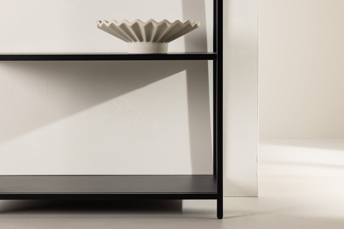 Regal Montevideo 150cm aus Metall - Schwarz-Venture Home-le canapé