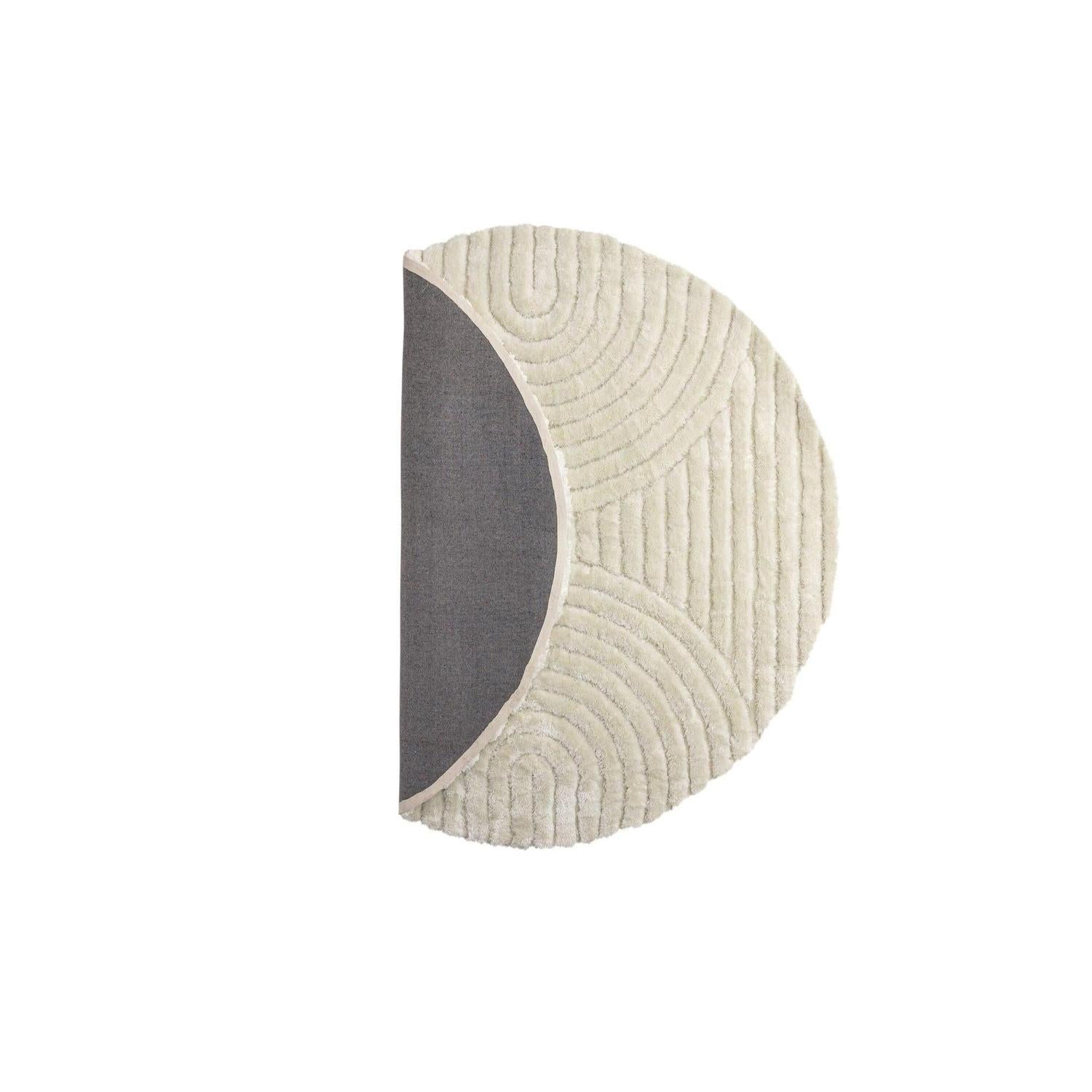 Rund Teppich Niklas 200*200cm - Weiß-Teppich-Venture Home-le canapé