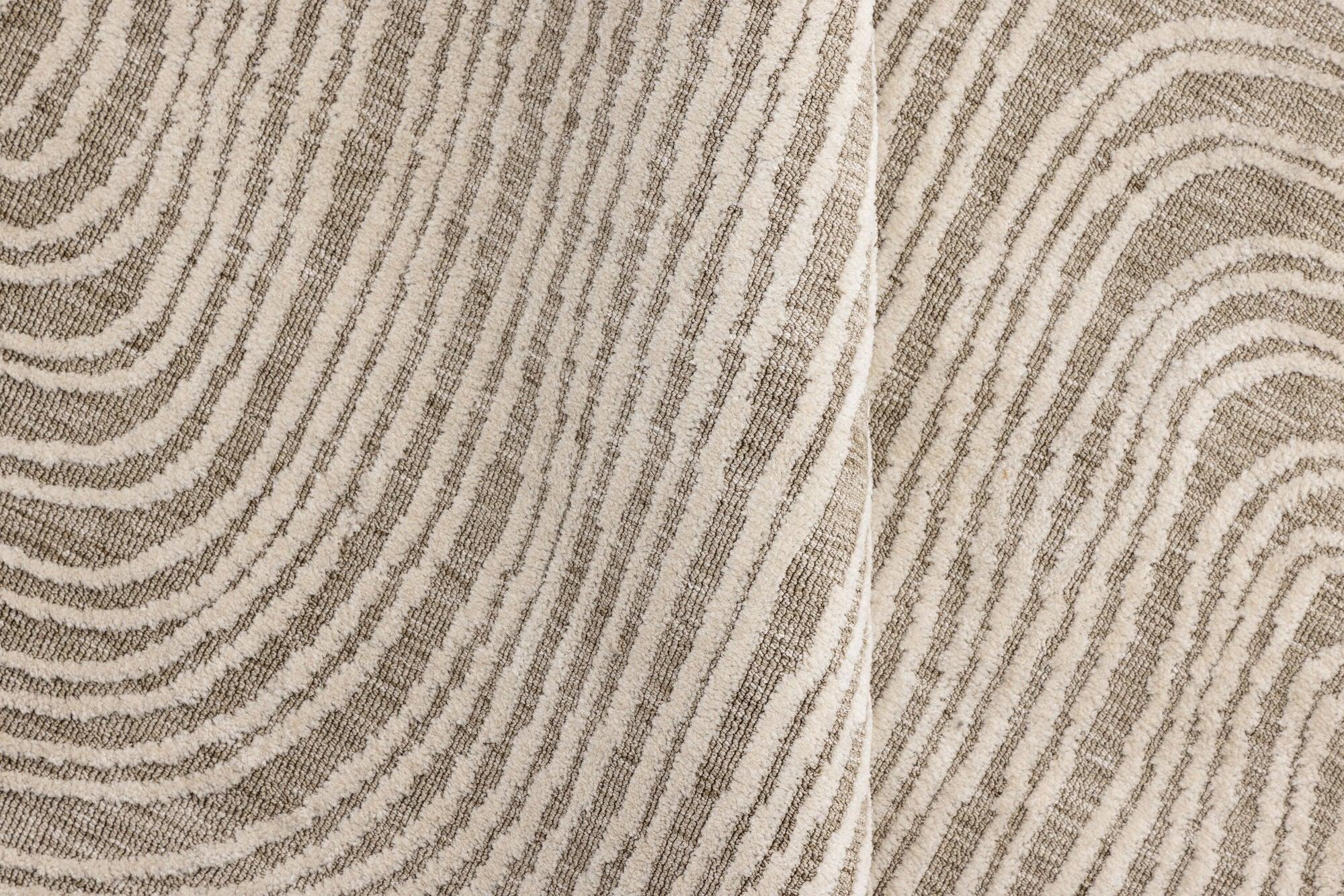 Runder Teppich Melle Ø200cm - Beige-Teppiche-Venture Home-le canapé