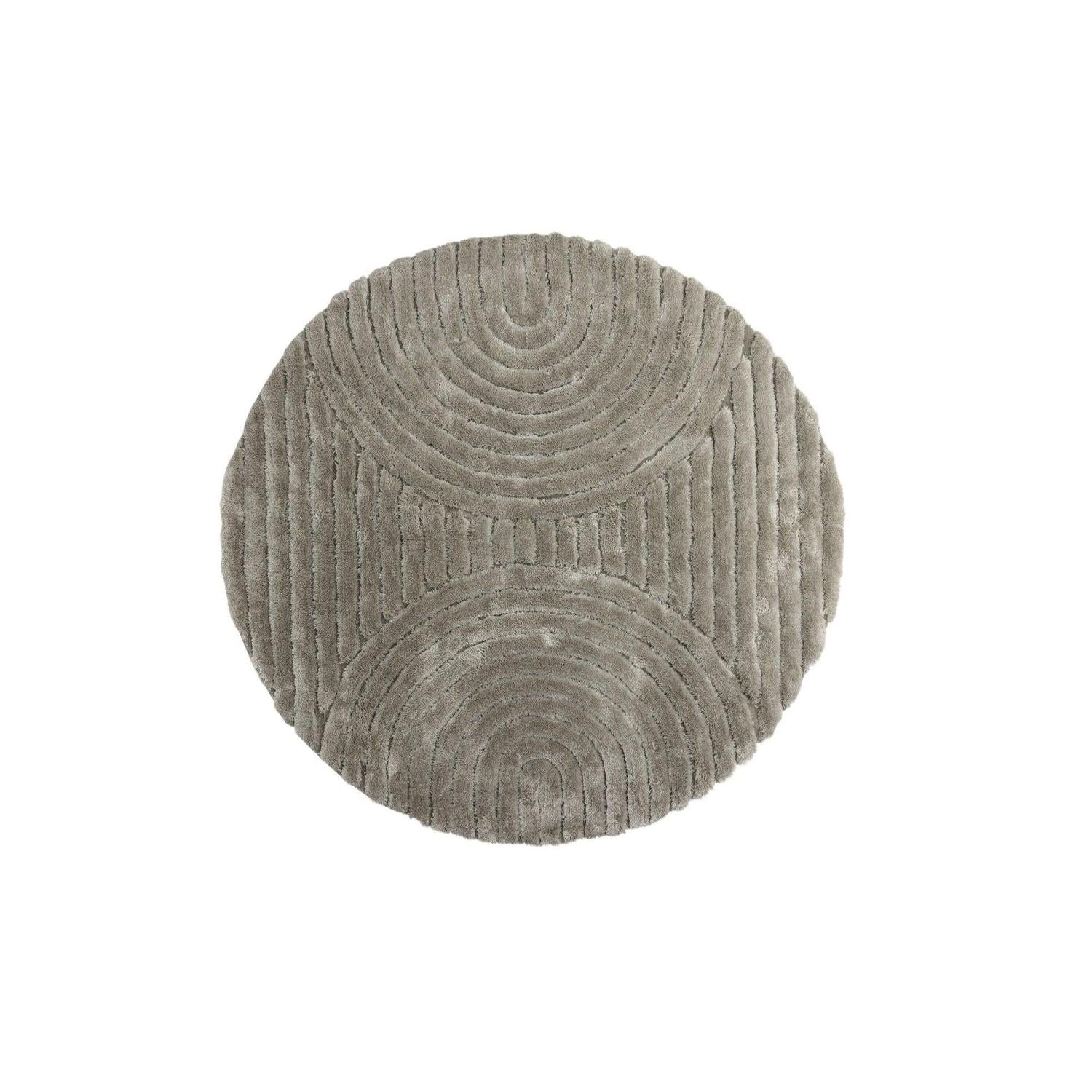 Runder Teppich Niklas Ø200cm - Greige-Teppich-Venture Home-le canapé