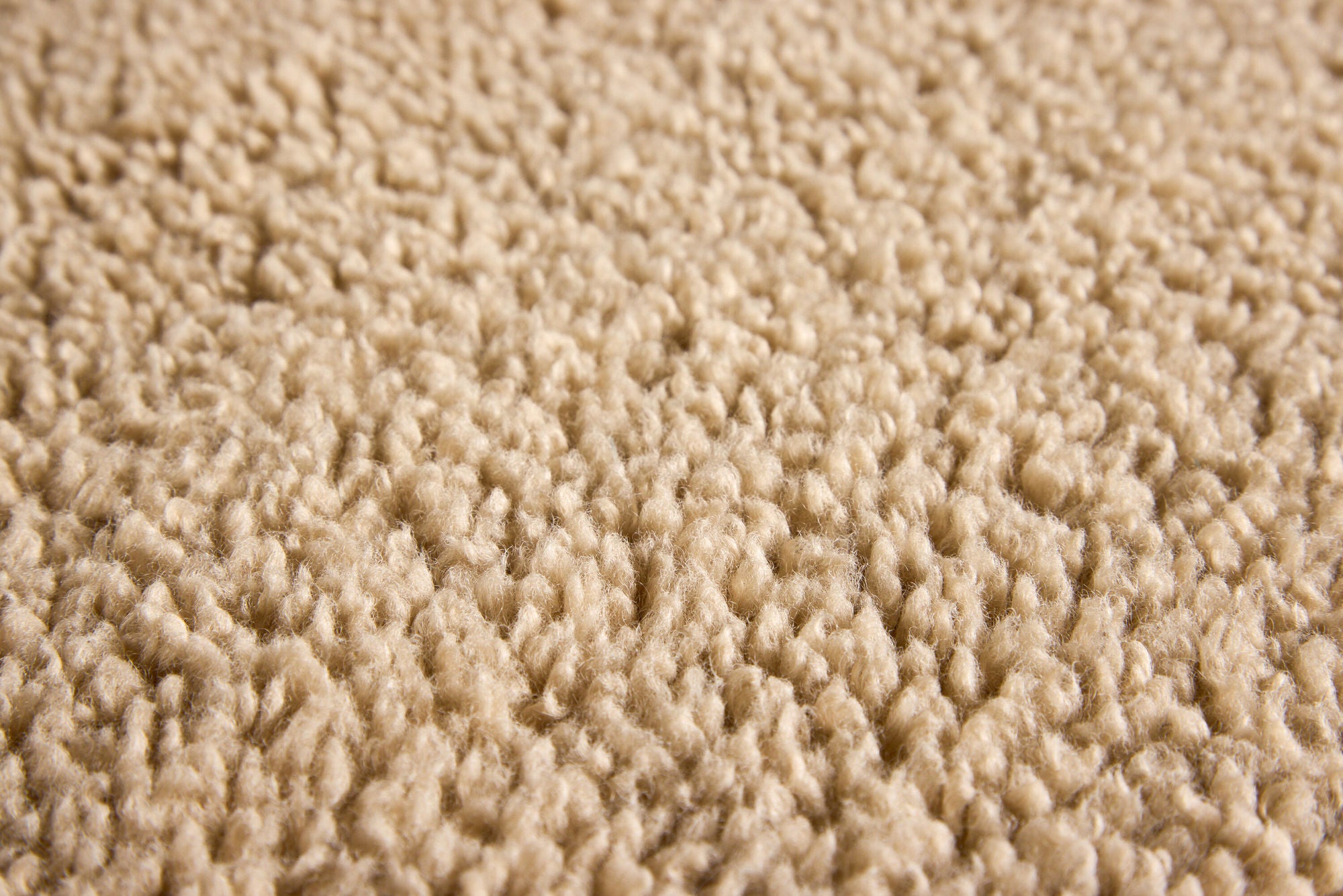 Runder Teppich Teddy Ø200cm aus Bouclé - Beige-Teppiche-Venture Home-le canapé
