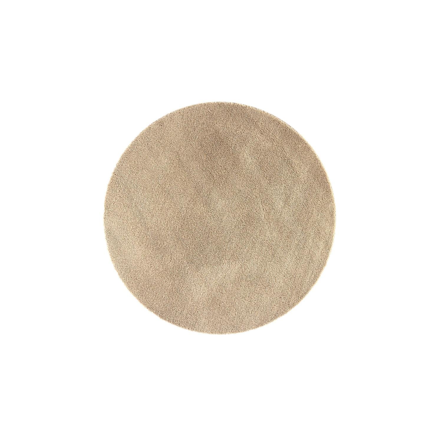 Runder Teppich Teddy Ø200cm aus Bouclé - Beige-Teppiche-Venture Home-le canapé