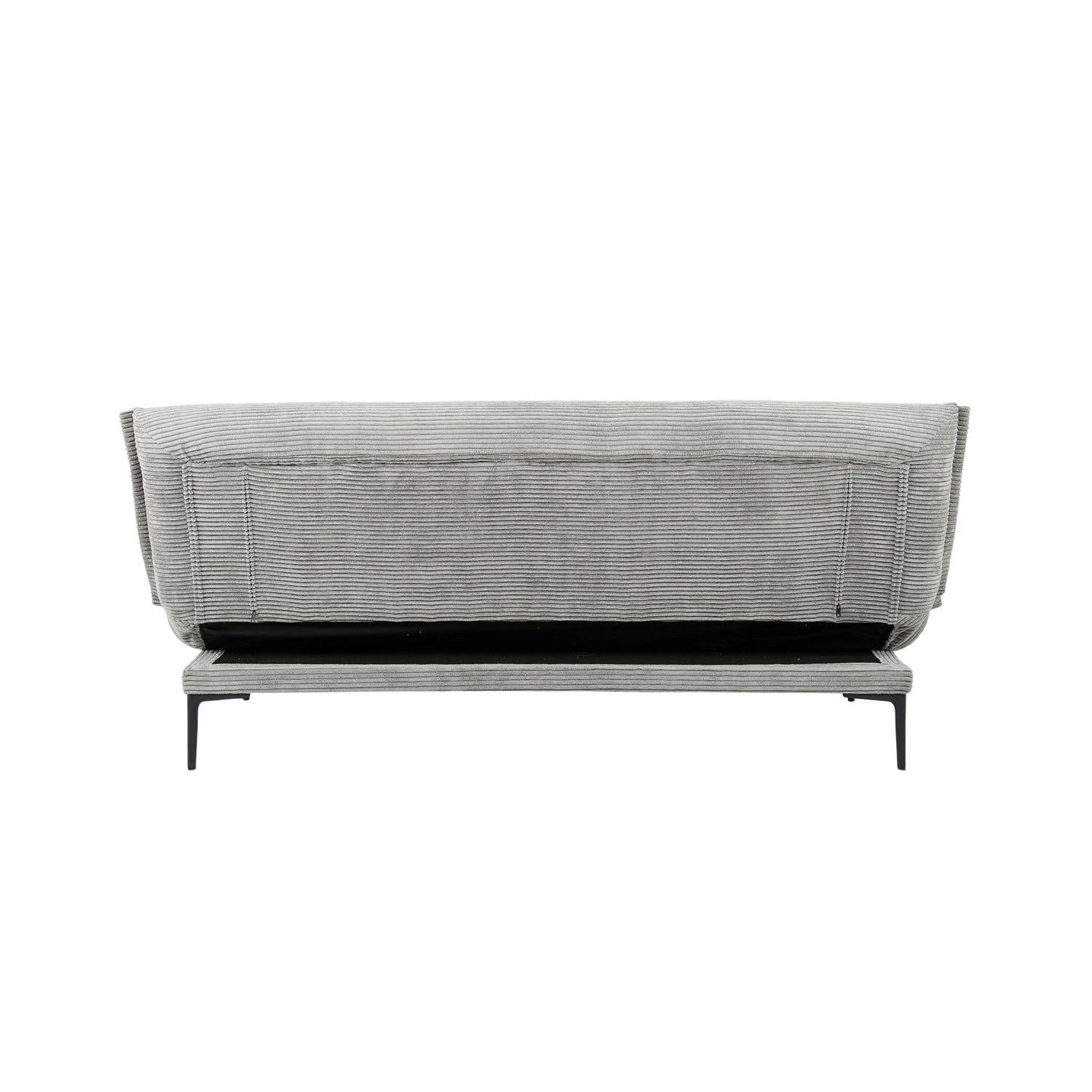 Schlafsofa Alisa aus Cord - Dunkelgrau-Schlafsofa-Rousseau-le canapé