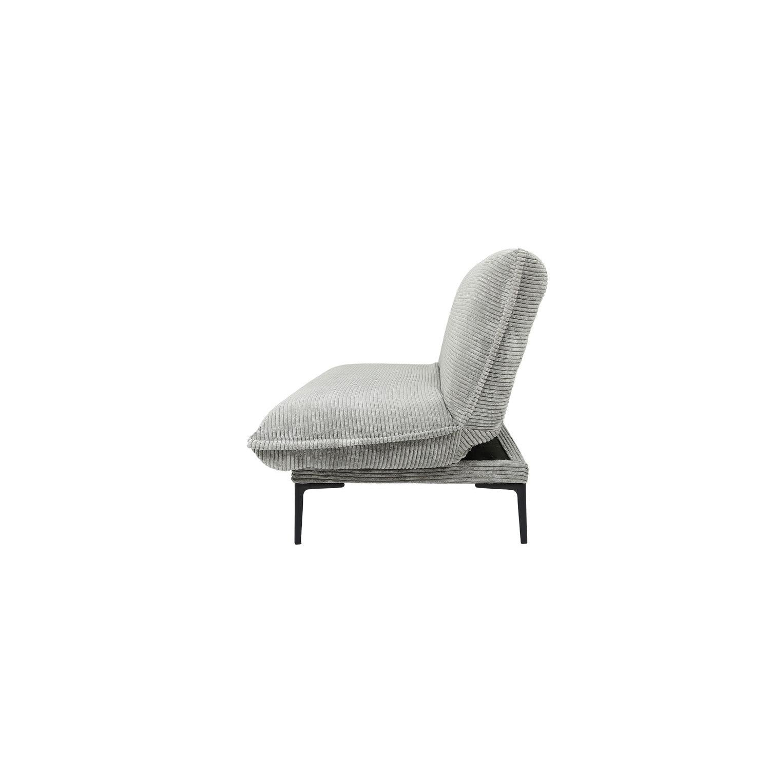 Schlafsofa Alisa aus Cord - Dunkelgrau-Schlafsofa-Rousseau-le canapé