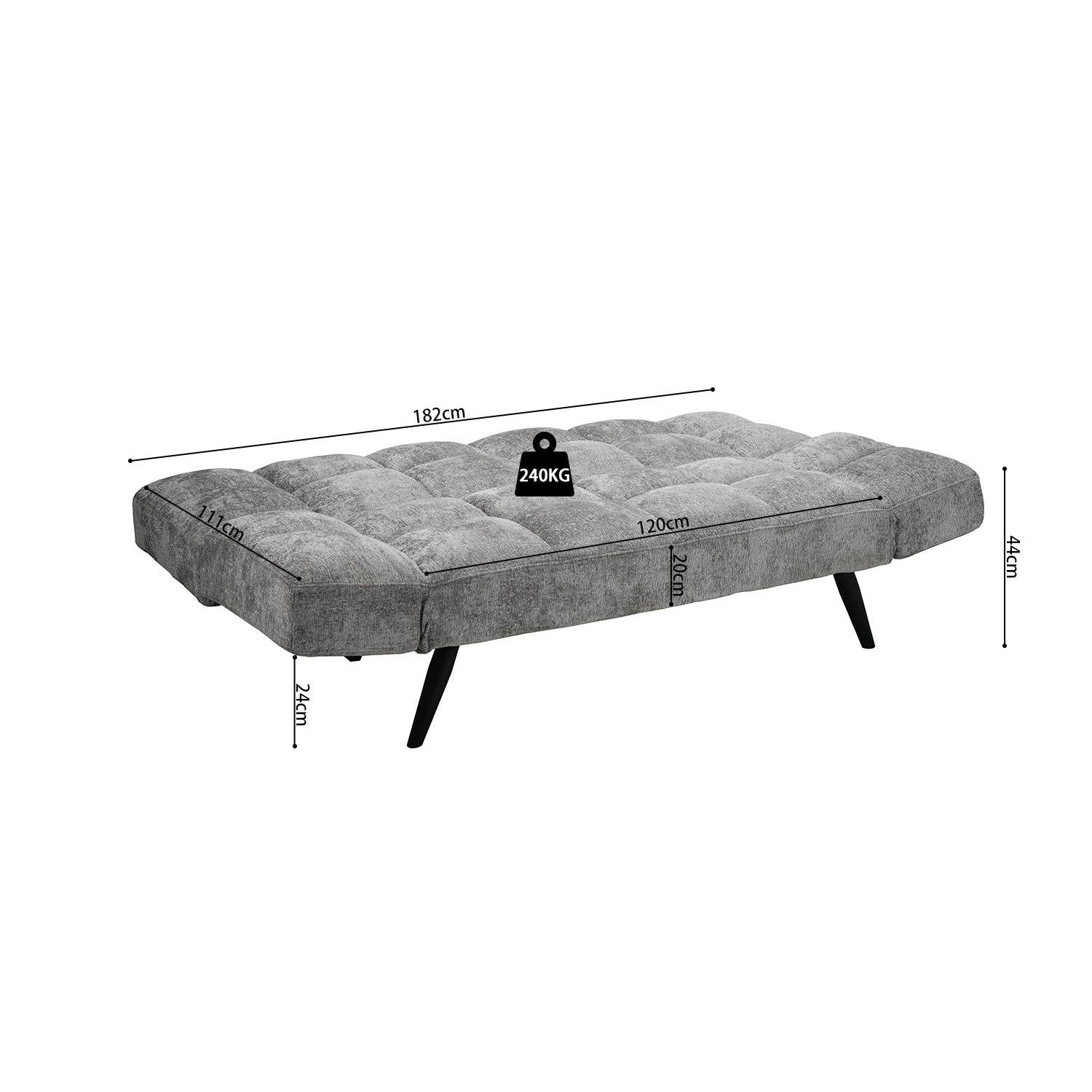 Schlafsofa Bursa - Grau-Schlafsofa-Rousseau-le canapé