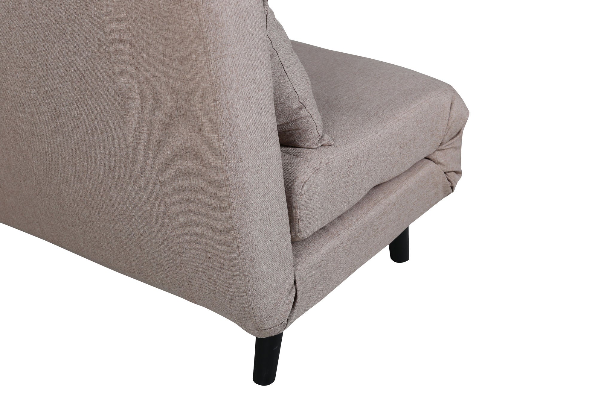 Schlafsofa Vicky Doppel aus Stoff - Hellbraun-Schlafsofas-Venture Home-le canapé