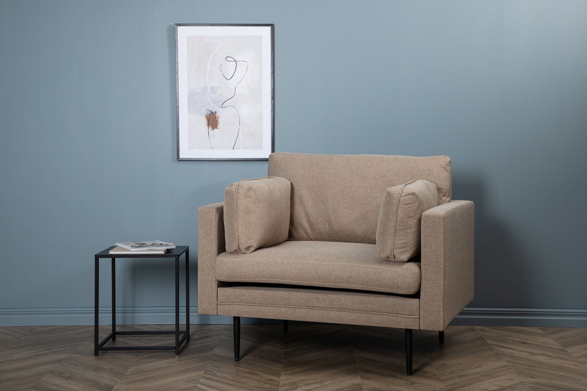 Sessel Boom aus Stoff - Braun-Sessel-Venture Home-le canapé