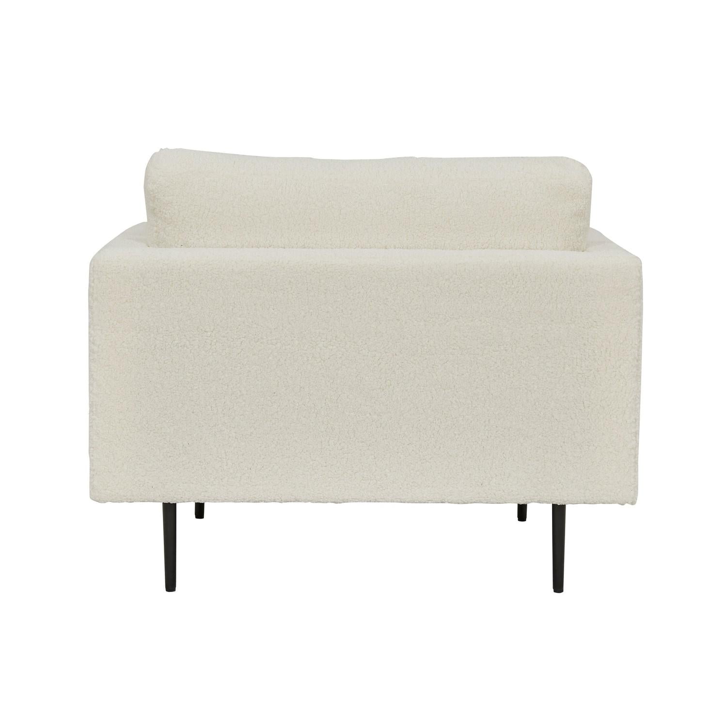 Sessel Boom aus Teddy- Bouclé - Creme-Sessel-Venture Home-le canapé