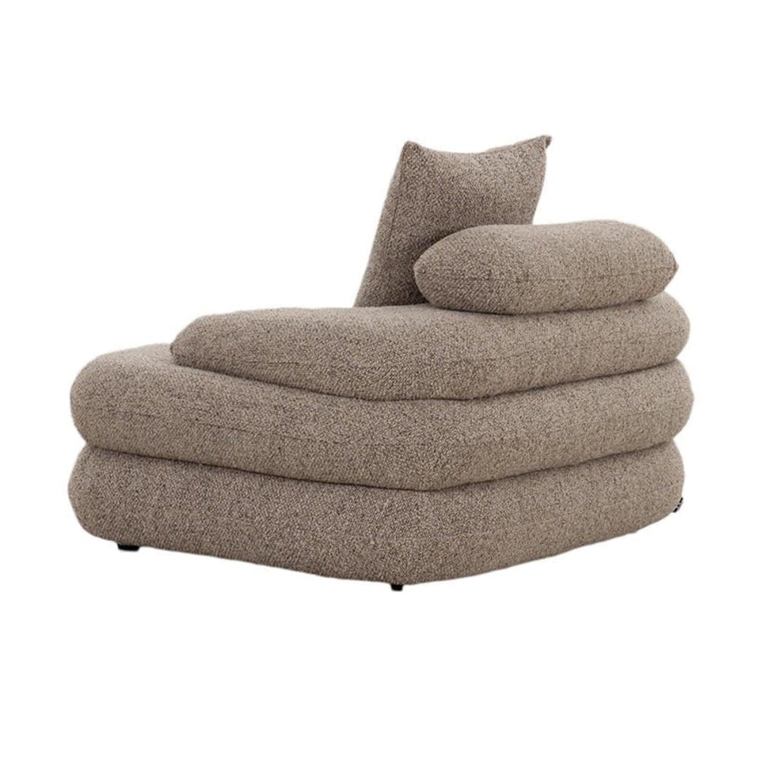 Sessel Cairo aus Teddy- Bouclé - Sand-Sessel-Pole to Pole-le canapé