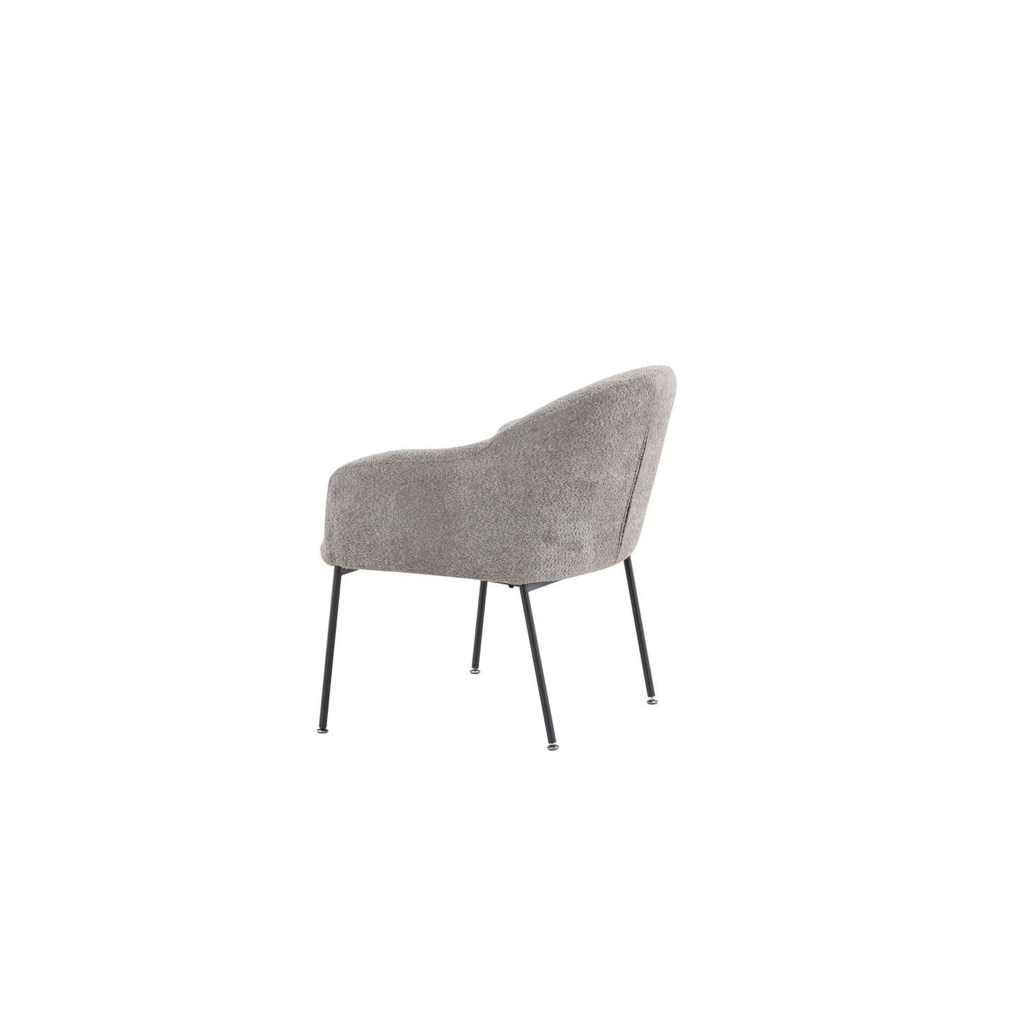 Sessel Catania aus Teddy Bouclé - Grau-Sessel-Venture Home-le canapé