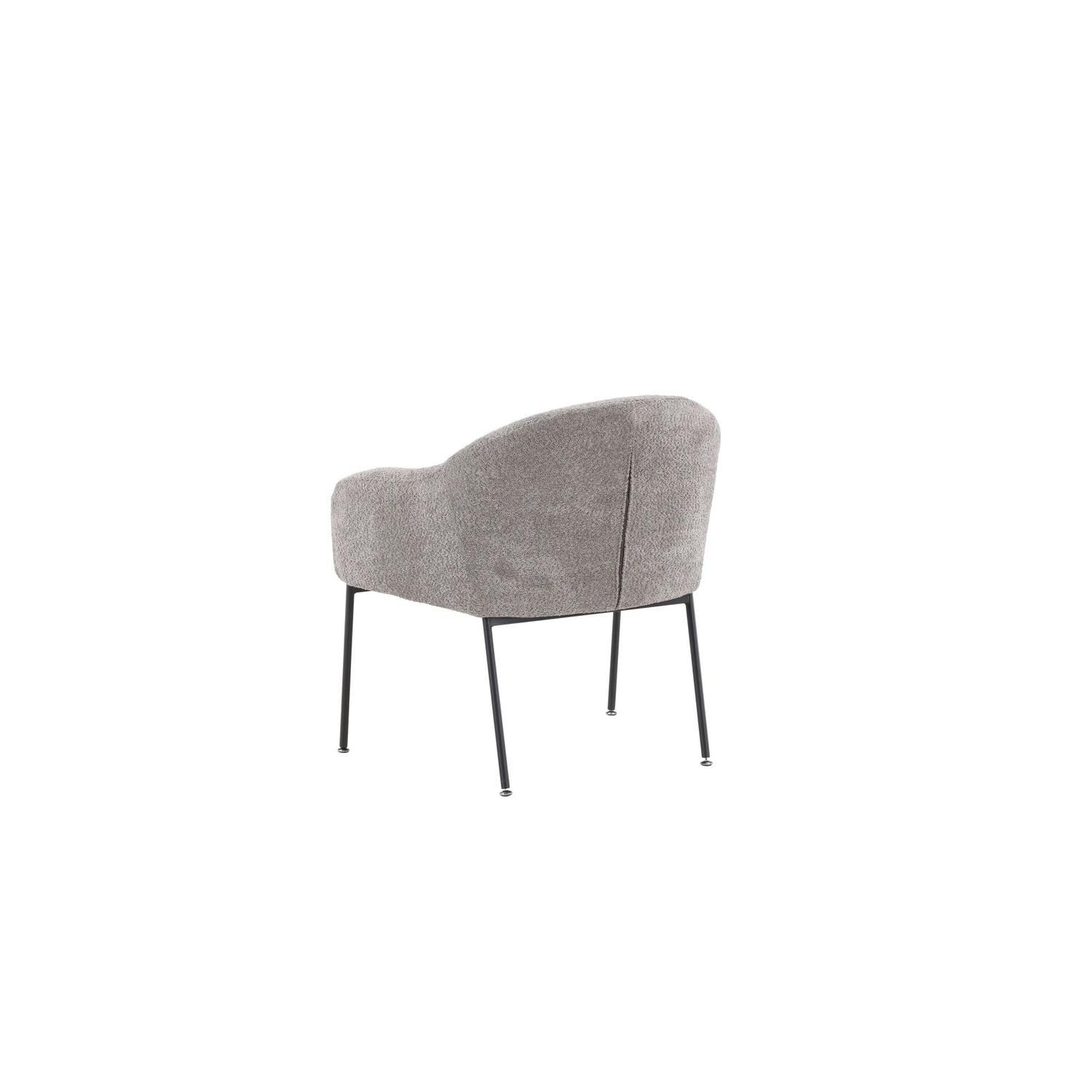 Sessel Catania aus Teddy Bouclé - Grau-Sessel-Venture Home-le canapé