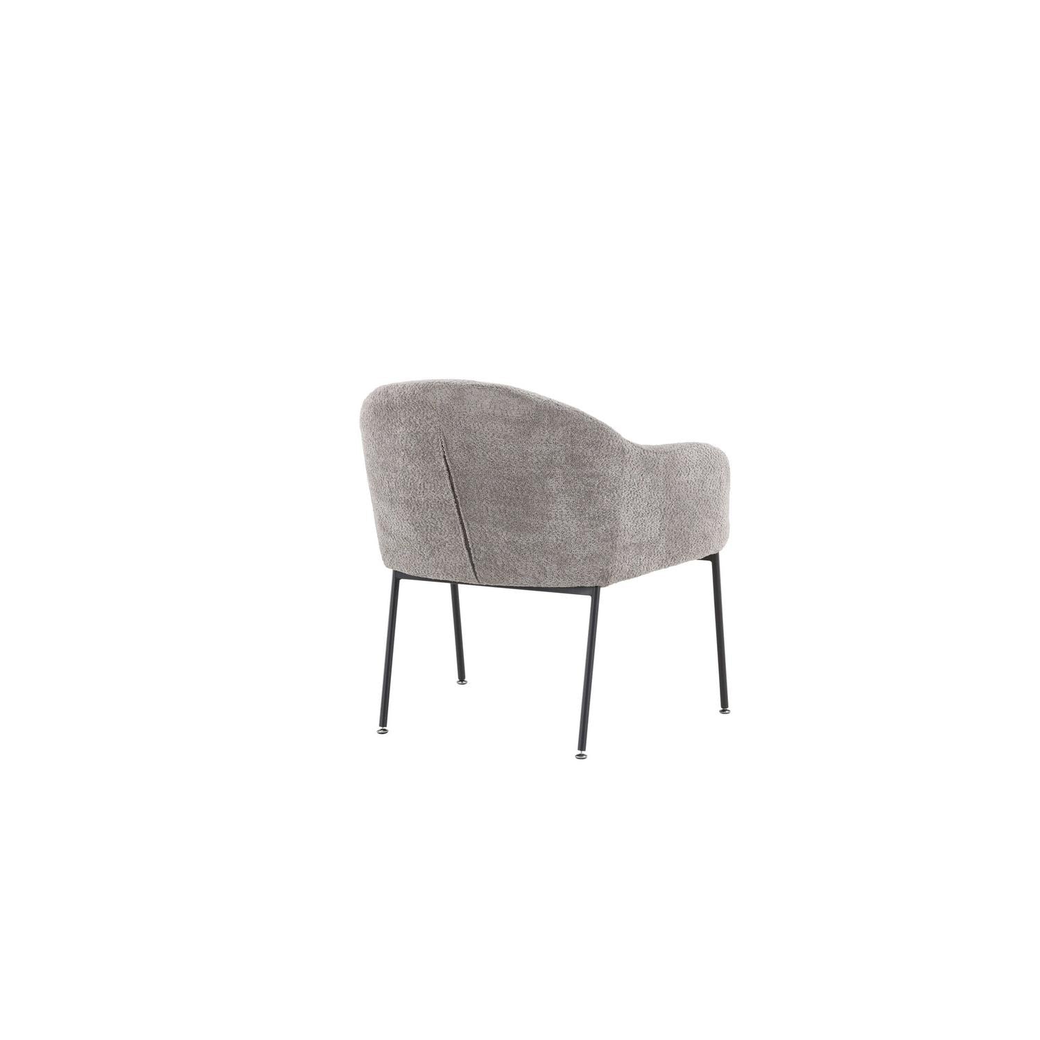 Sessel Catania aus Teddy Bouclé - Grau-Sessel-Venture Home-le canapé