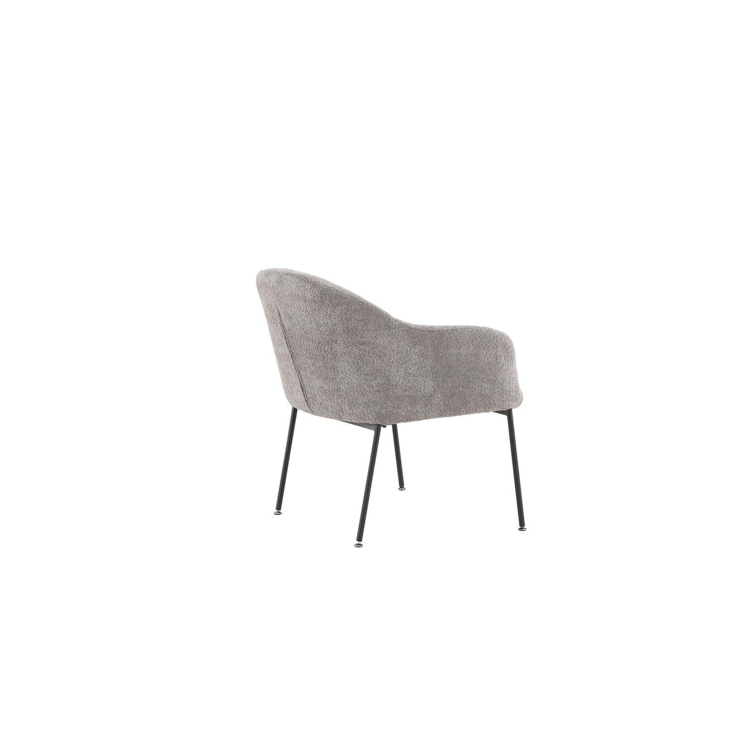 Sessel Catania aus Teddy Bouclé - Grau-Sessel-Venture Home-le canapé