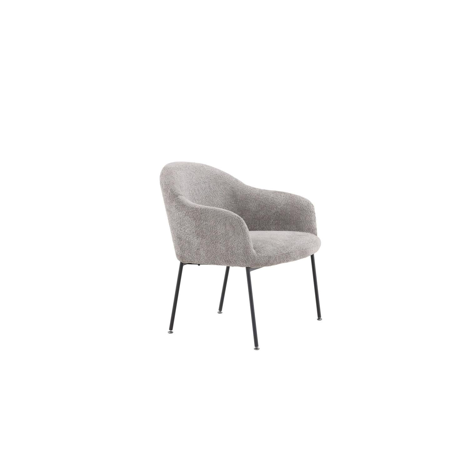 Sessel Catania aus Teddy Bouclé - Grau-Sessel-Venture Home-le canapé