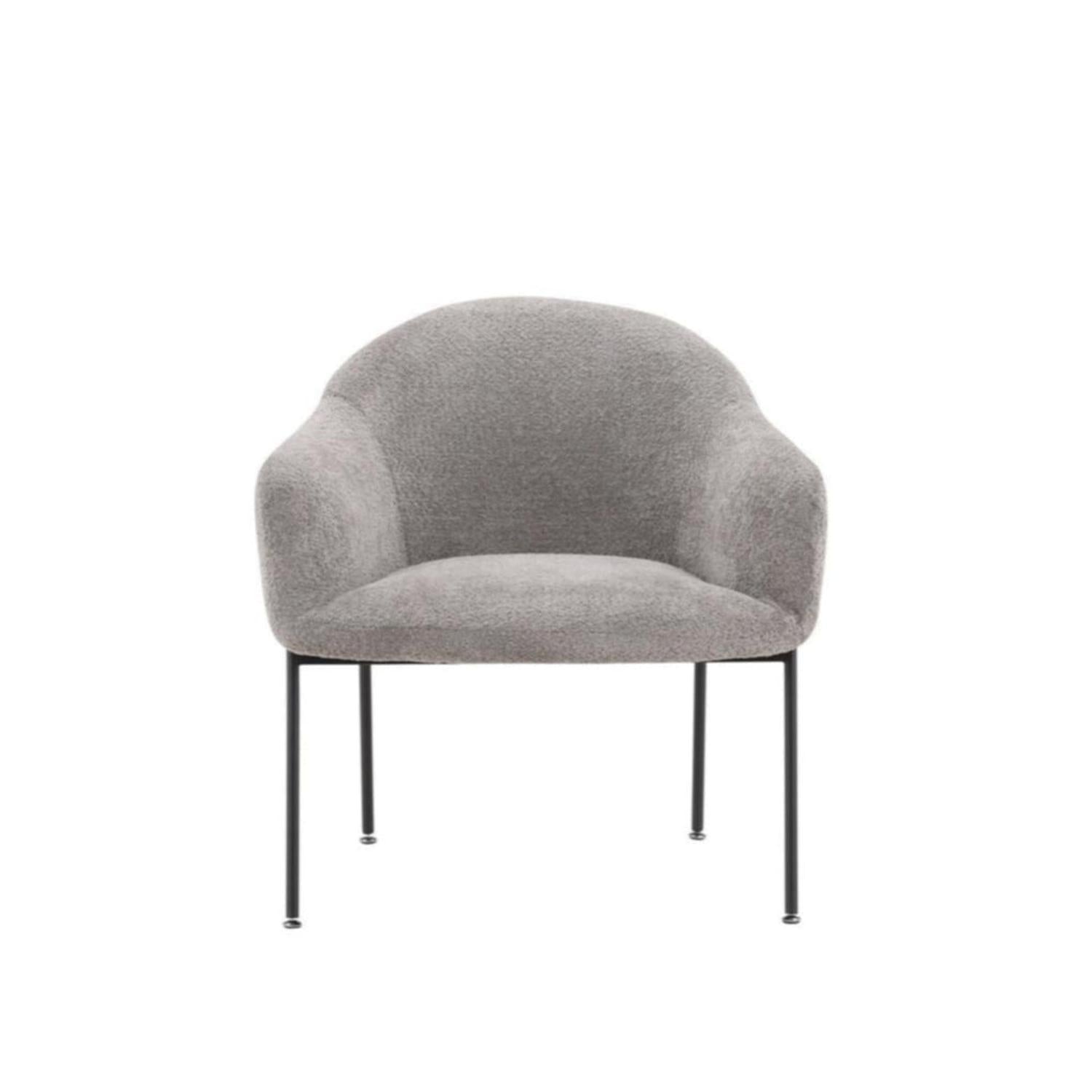 Sessel Catania aus Teddy Bouclé - Grau-Sessel-Venture Home-le canapé
